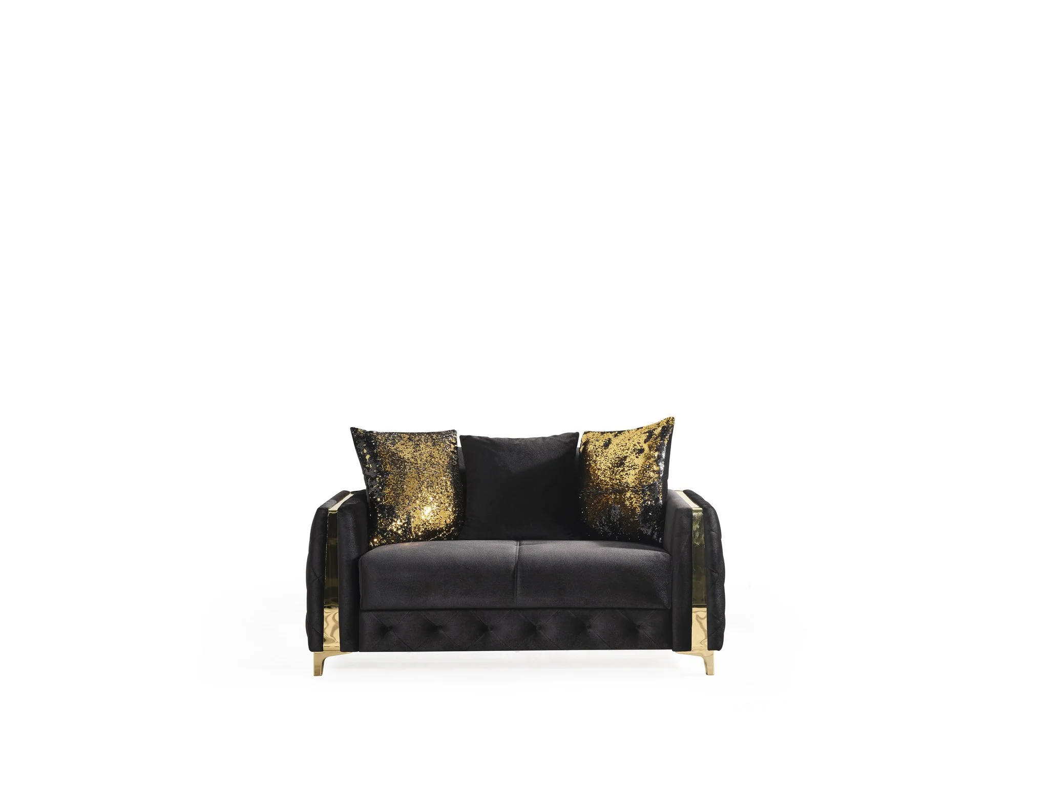 Lust 3 Pc Living Room set Black - Image 2