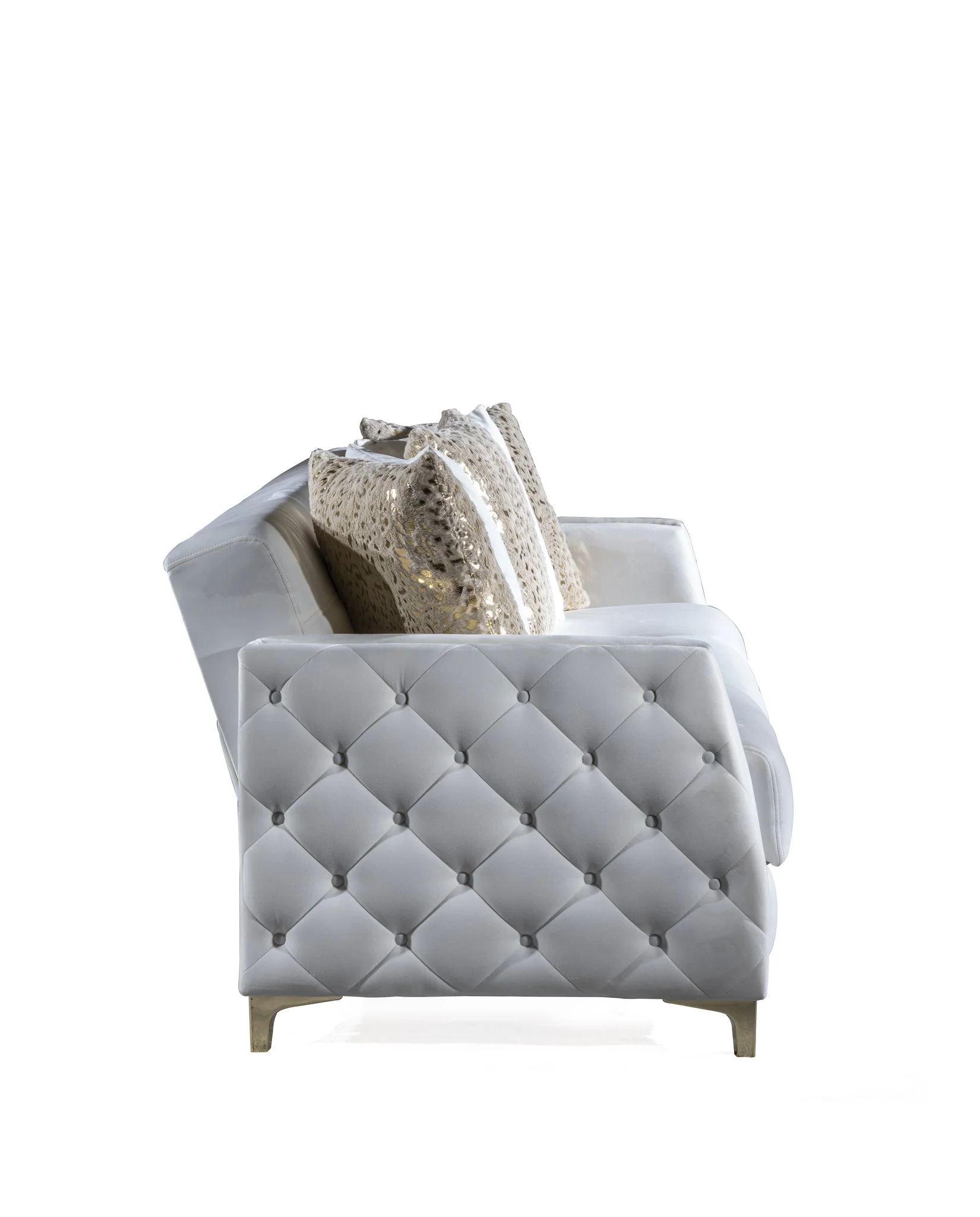 Lust 3 Pc Living Room set Off White - Image 12