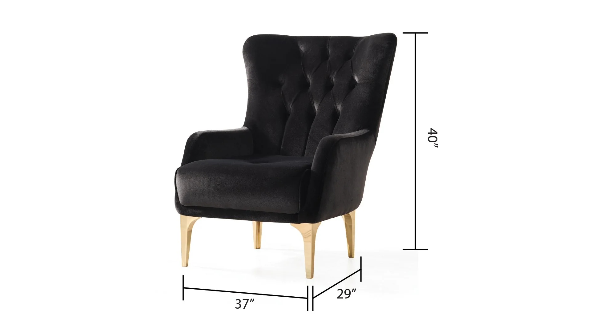 Lust Chair Black - Image 2