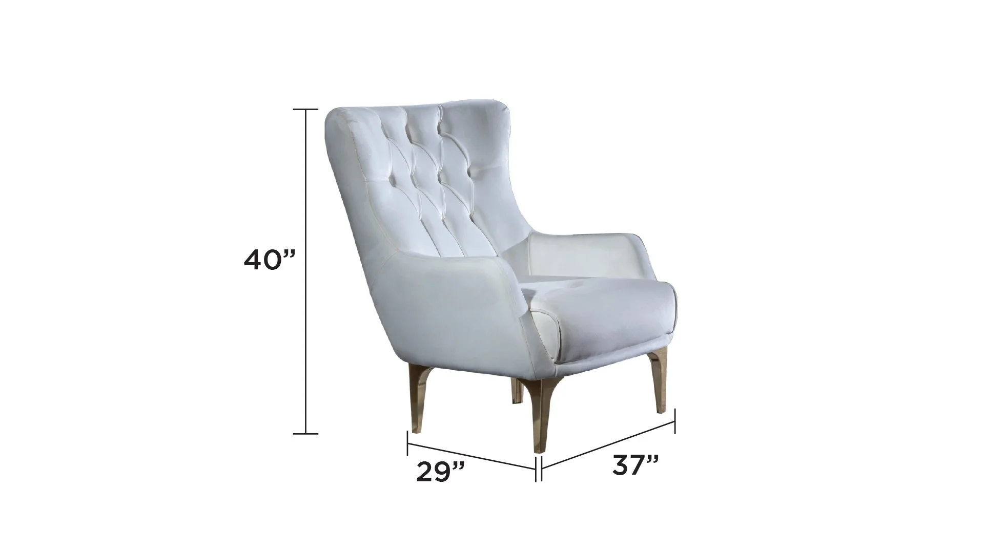 Lust Chair Off White - Image 4
