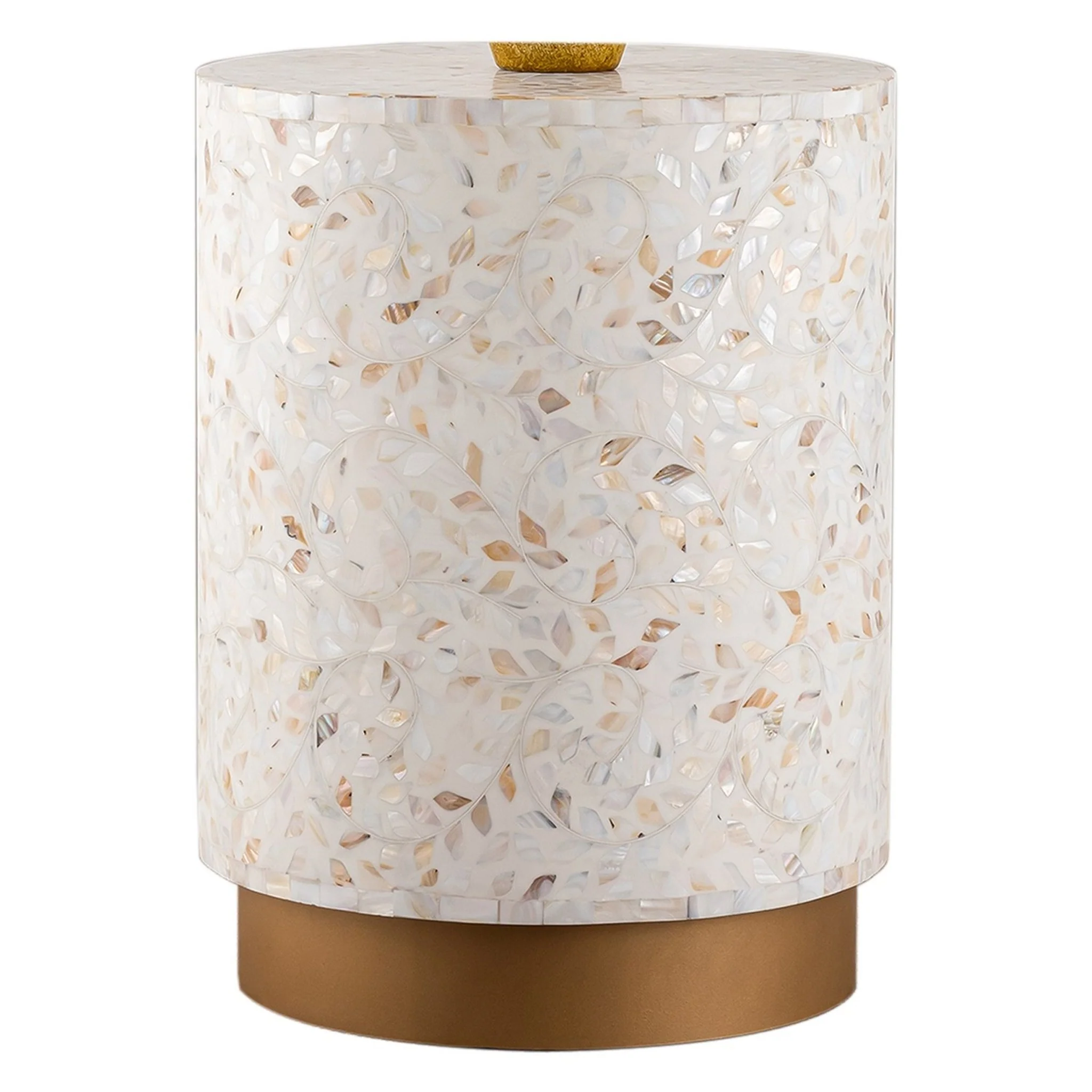 Luxe End Table Ivory - Image 3