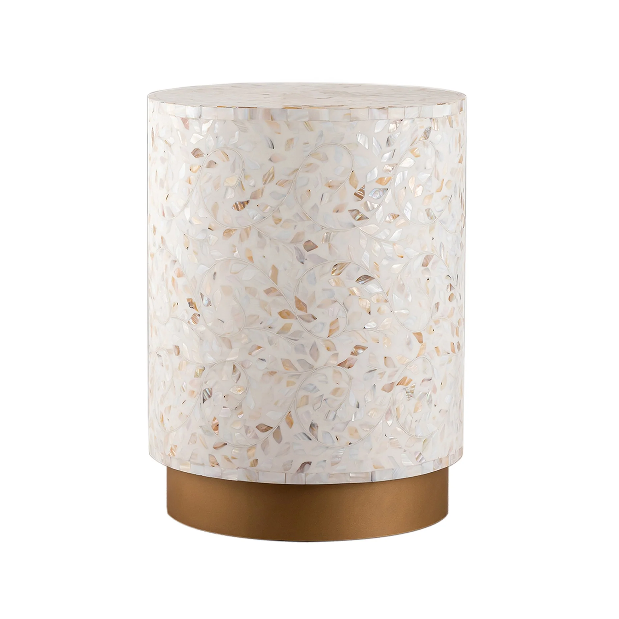 Luxe End Table Ivory - Image 4