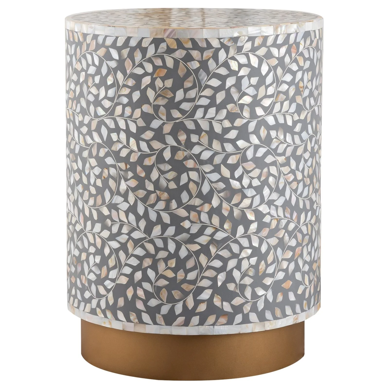 Luxe End Tablel Gray - Image 3