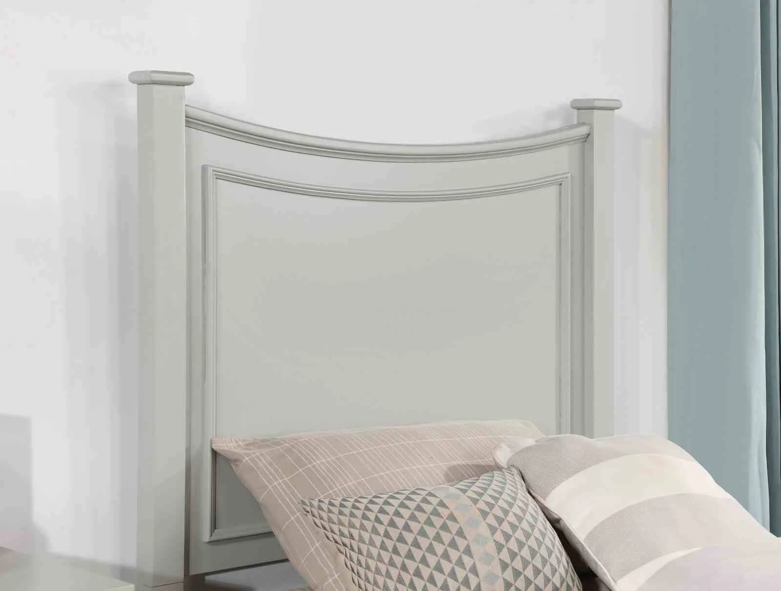 Lycorida Full Bed w/ Trundle, Light Gray - Image 2