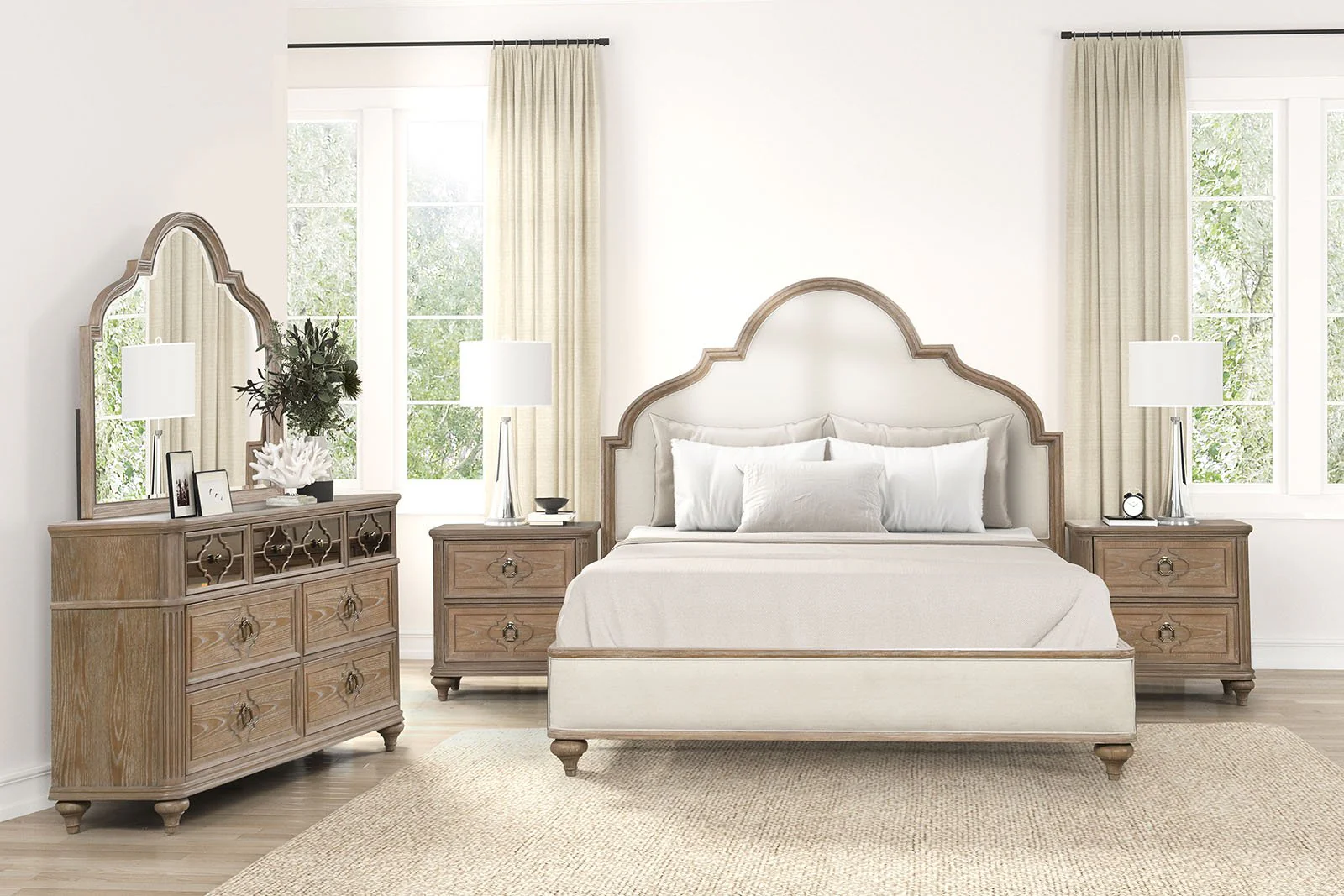 Lyris 5 Pc. Queen Bedroom Set w/ 2NS - Image 2