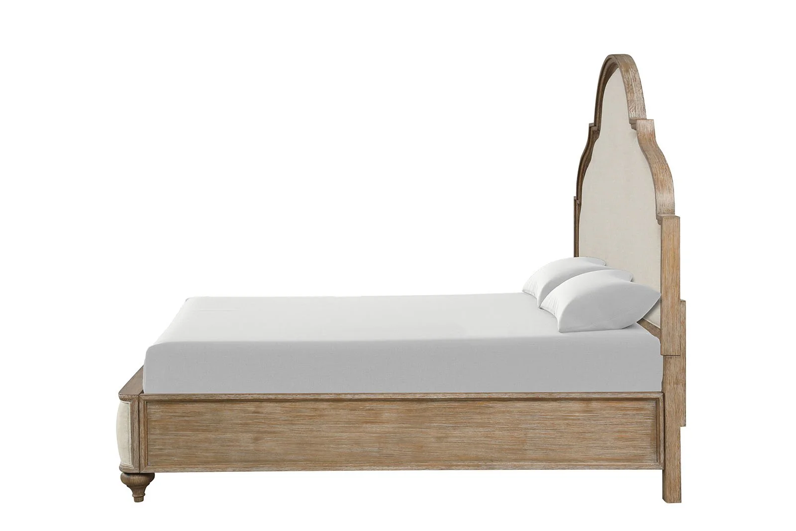 Lyris E.King Bed, Rustic Oak - Image 4