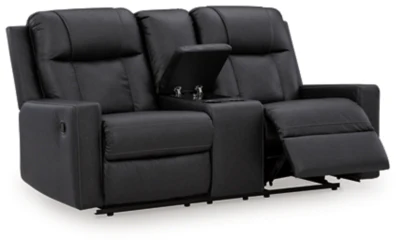 Mackmenville Reclining Loveseat with Console - Image 17
