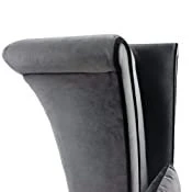 Mad Hatter Dining Chair In Gray Rich Velvet - Image 3