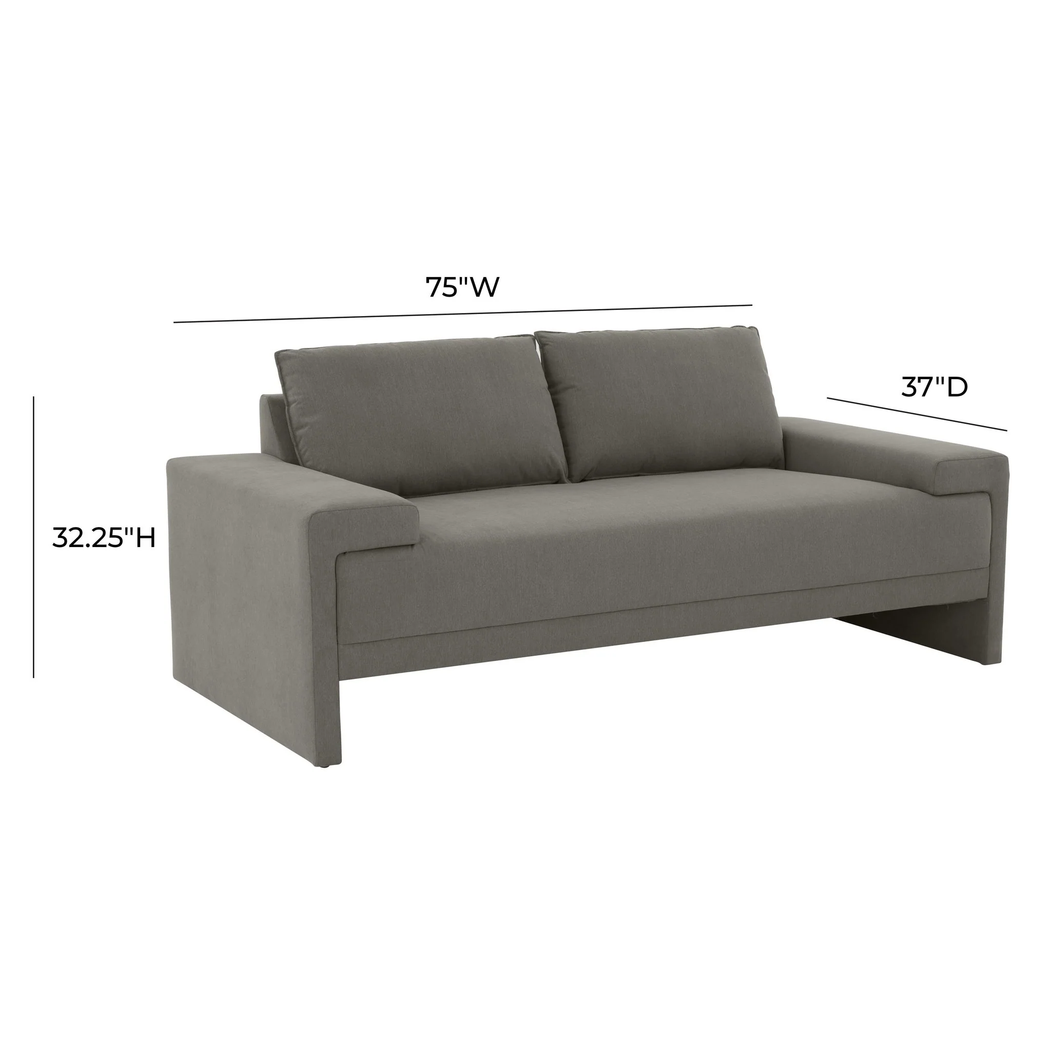 Maeve Slate Loveseat - Image 7