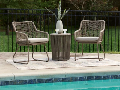 Majors Beach Outdoor Table and 2 Chairs - Image 2