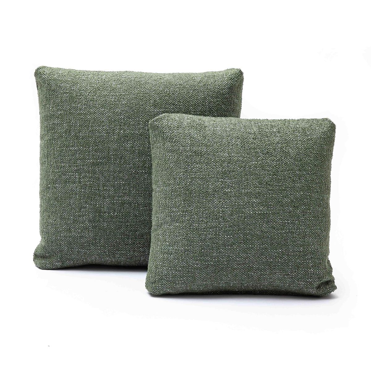 Malolo Green Basketweave 16 inch Square Vegan-Down Pillow - COVER - Image 5