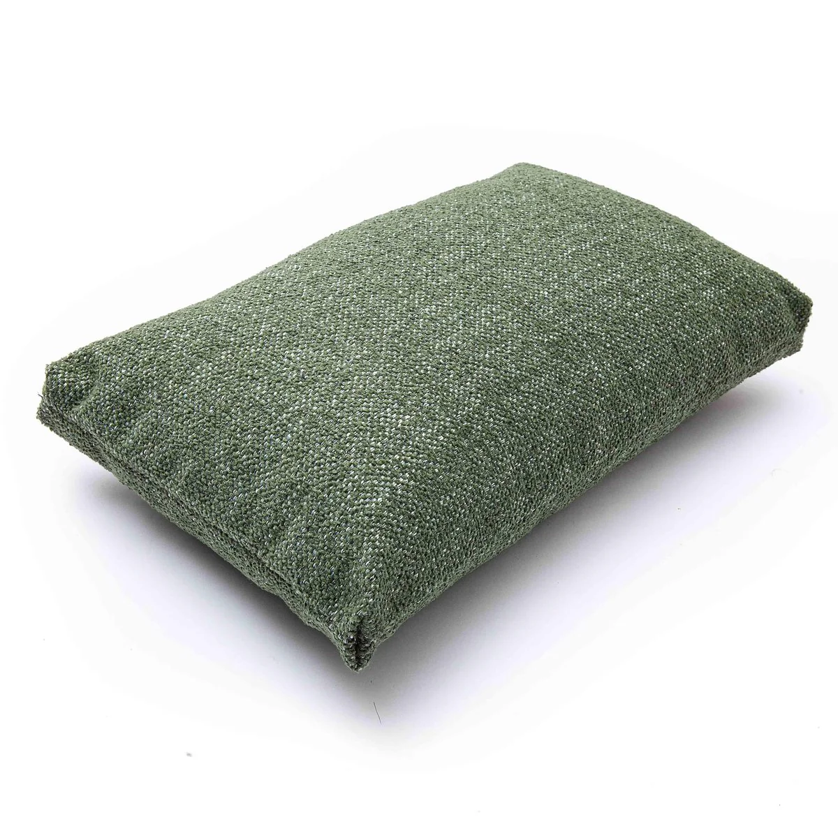 Malolo Green Basketweave 20 x 12 inch Rectangular Vegan-Down Pillow - Image 13