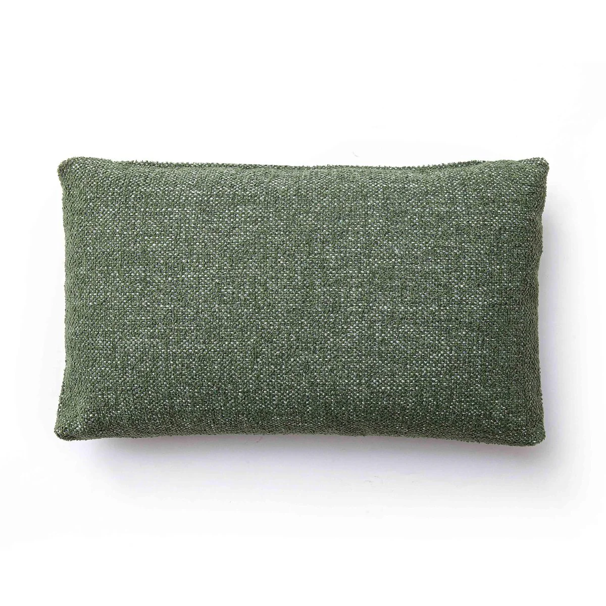 Malolo Green Basketweave 20 x 12 inch Rectangular Vegan-Down Pillow - Image 7