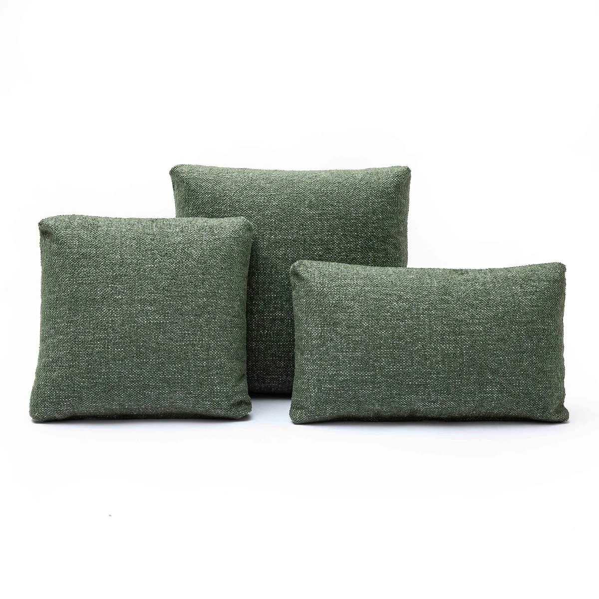 Malolo Green Basketweave 20x12 inch Rectangular Vegan-Down Pillow - COVER - Image 5