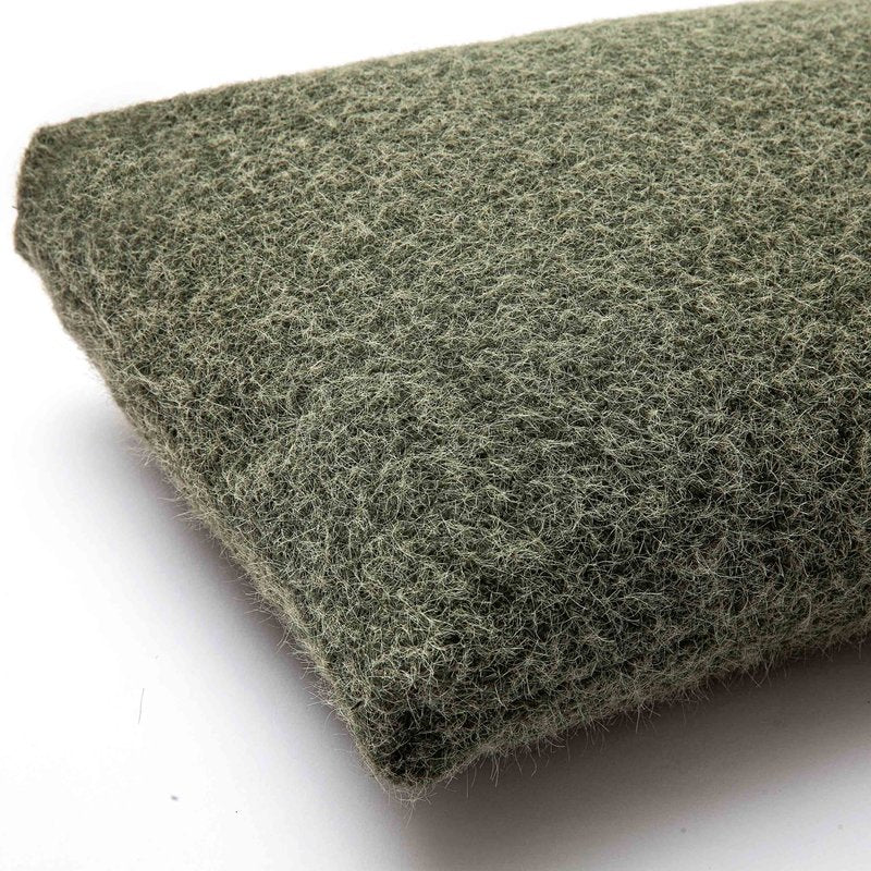 Malolo Green Long Mohair 20 x 12 inch Rectangular Vegan-Down Pillow - Image 10