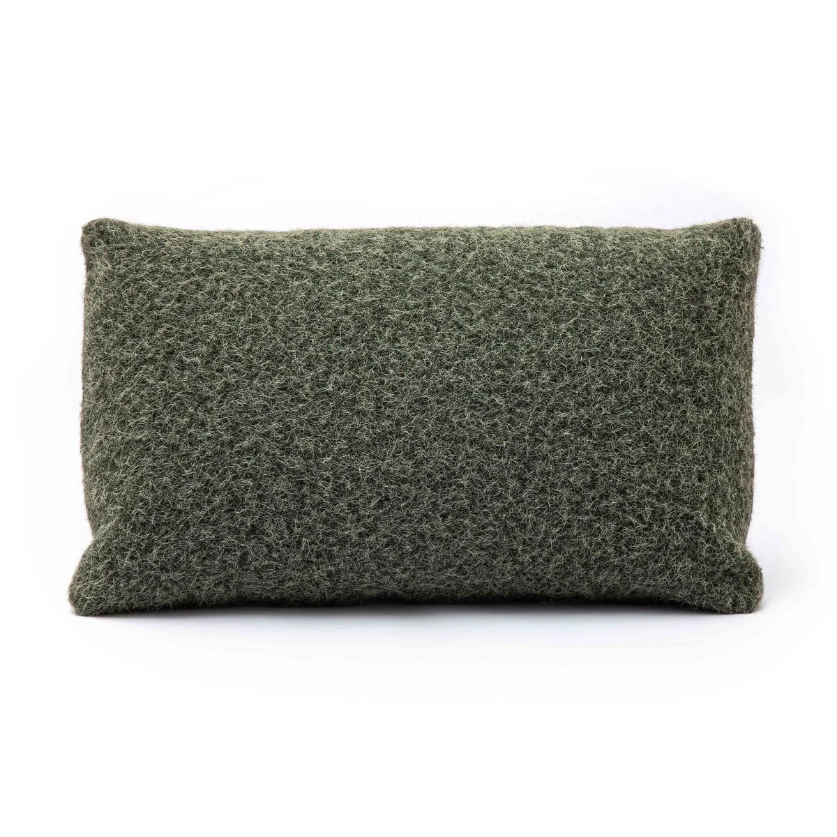 Malolo Green Long Mohair 20 x 12 inch Rectangular Vegan-Down Pillow - Image 11