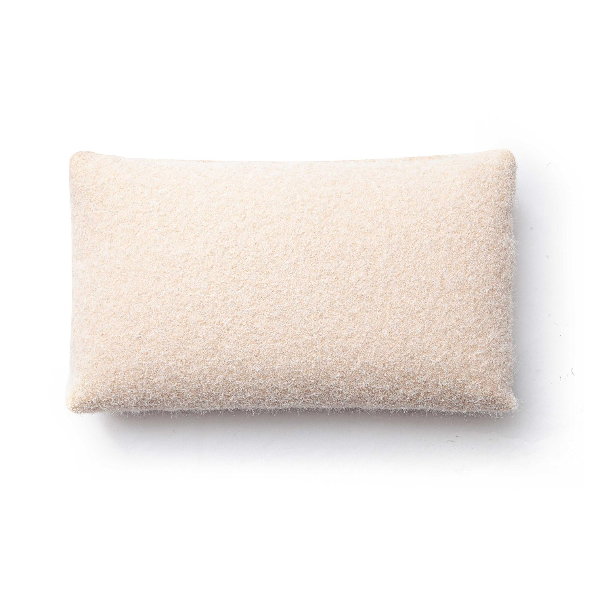 Malolo Rose-Tan Long Mohair 20 x 12 inch Rectangular Vegan-Down Pillow - Image 14