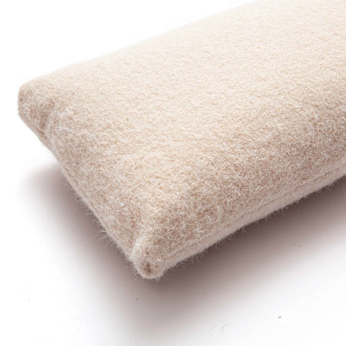 Malolo Rose-Tan Long Mohair 20 x 12 inch Rectangular Vegan-Down Pillow - Image 9