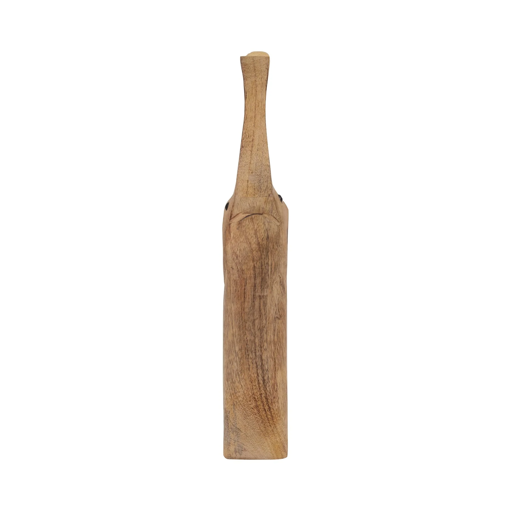 Mango Wood, 15" Skinny Elephant, Brown - Image 3