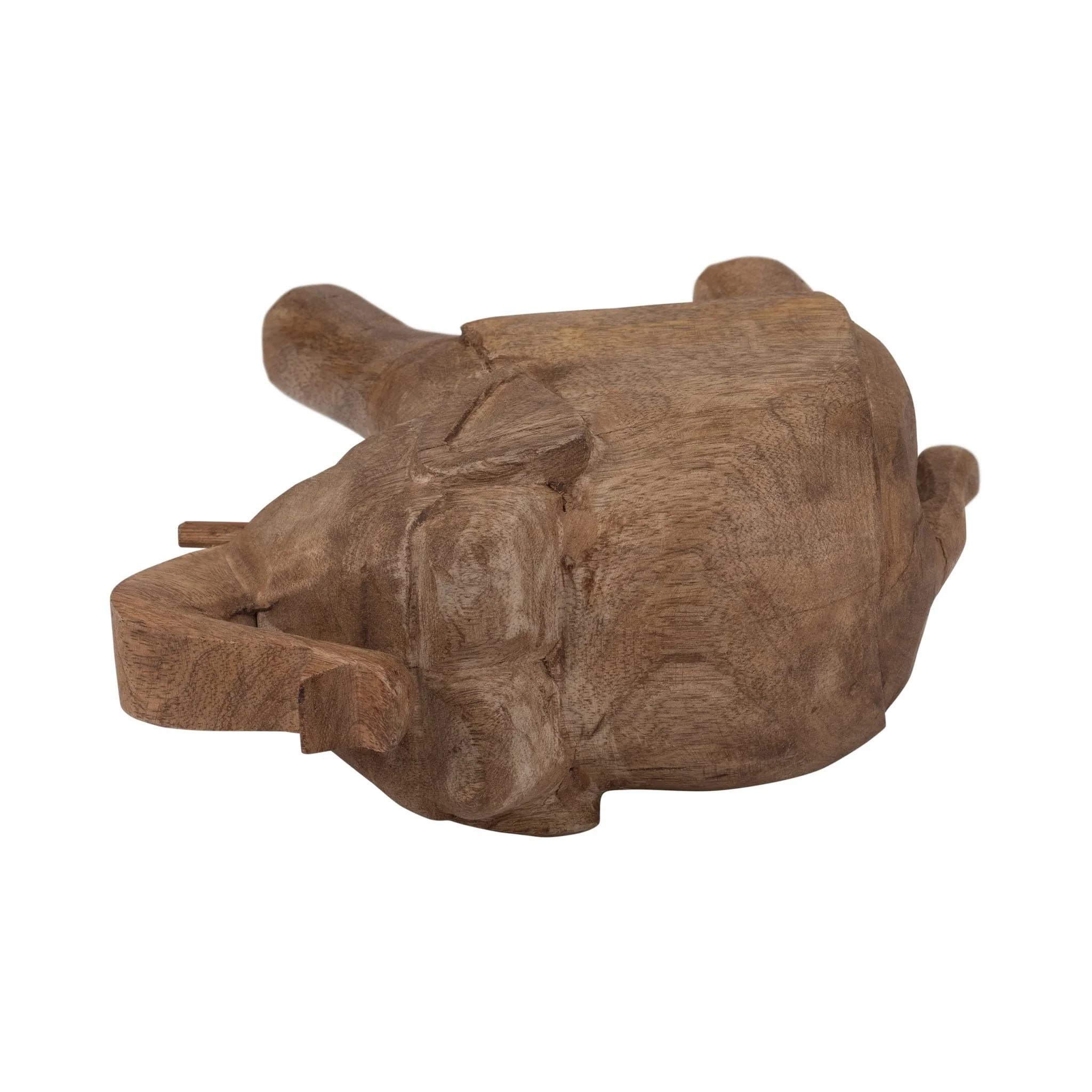 Mango Wood, 8" Elephant, Brown - Image 6