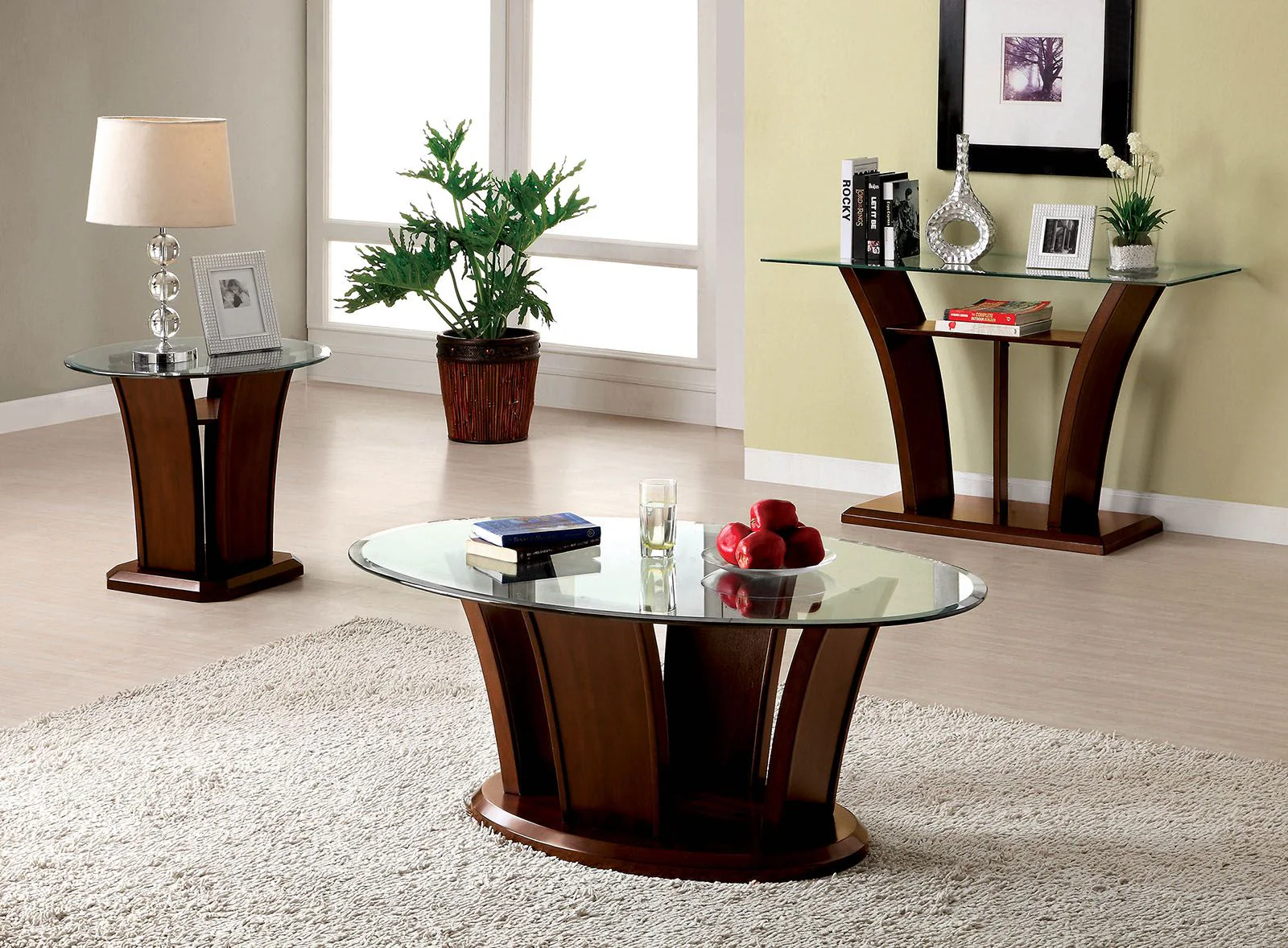 Manhattan Iv Sofa Table, Brown Cherry - Image 2