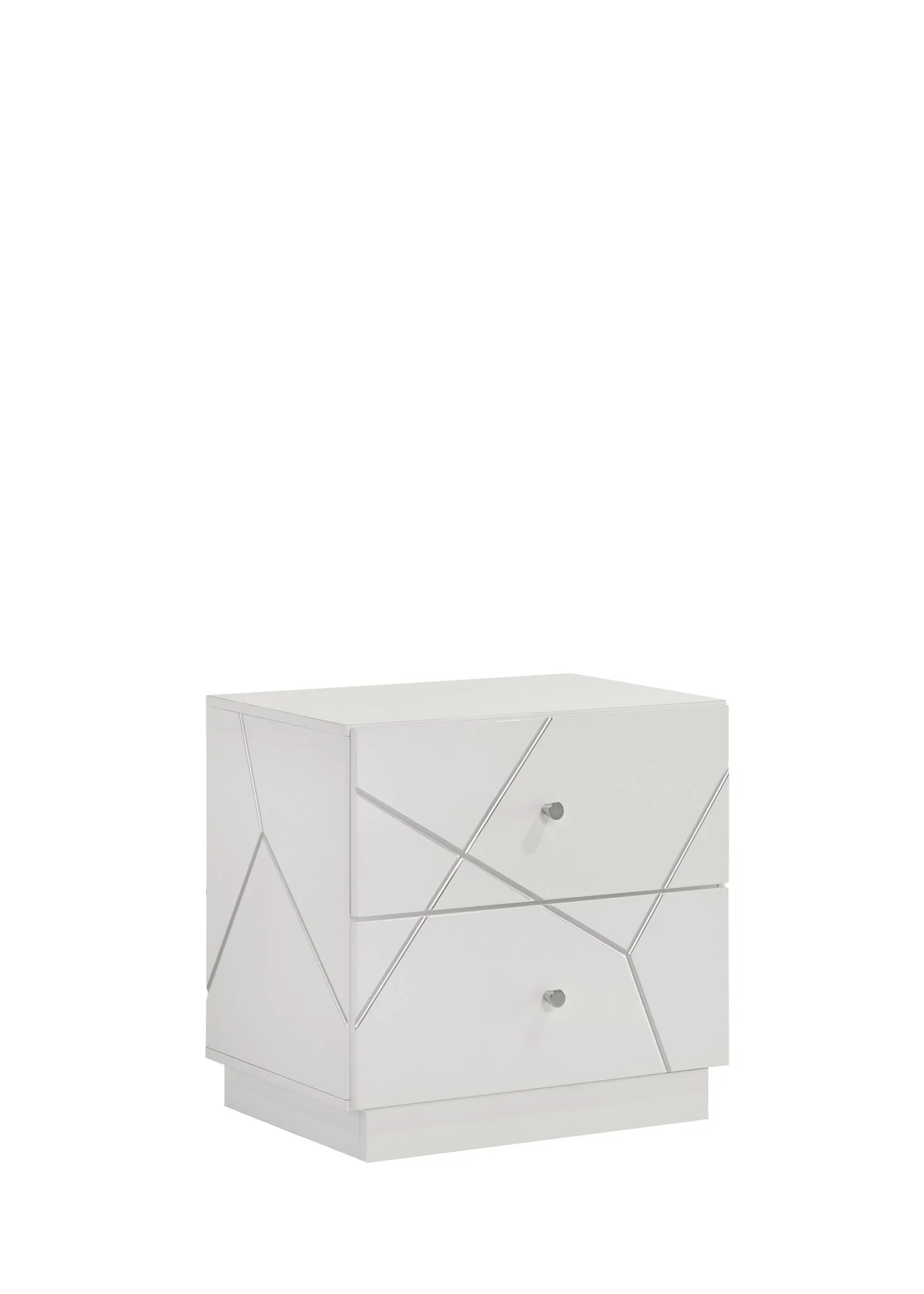Manhattan King 4PC Bedroom Set White - Image 15