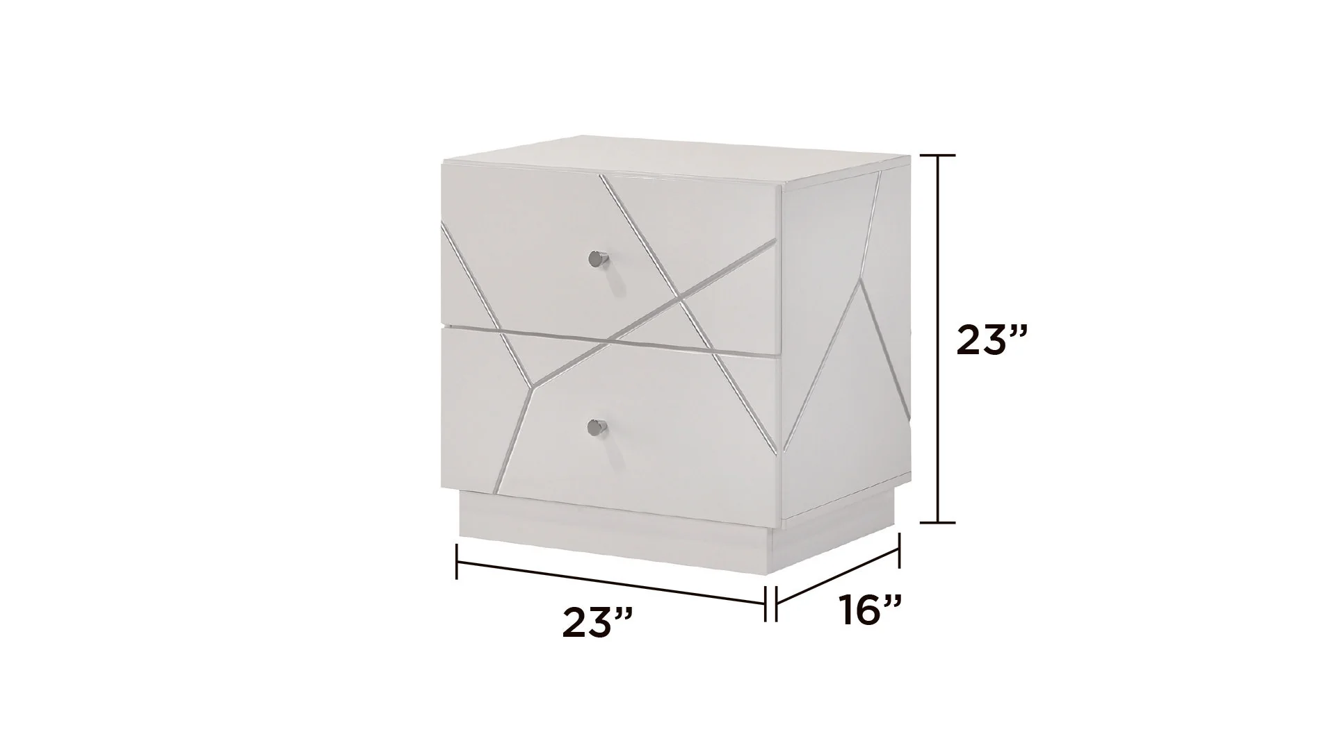 Manhattan Queen 4PC Bedroom Set White - Image 14