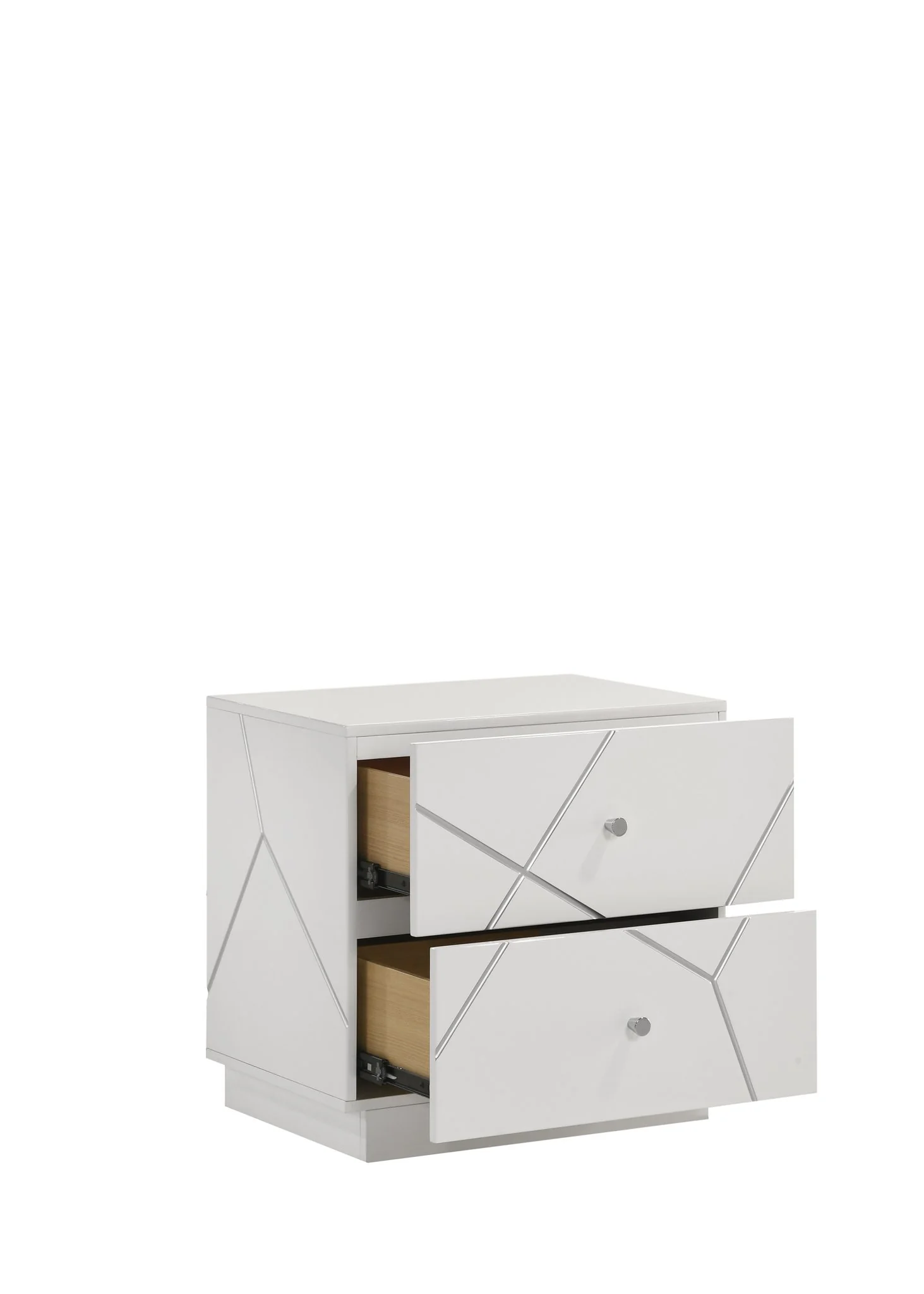 Manhattan Queen 4PC Bedroom Set White - Image 16
