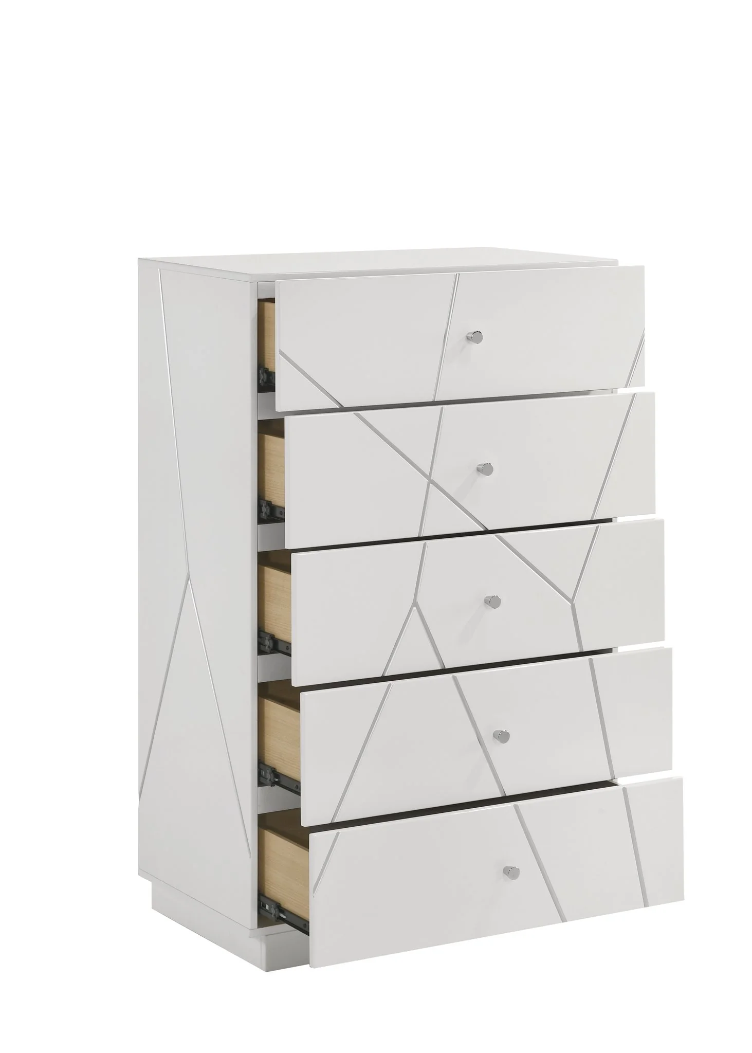 Manhattan Queen 5PC Bedroom Set White - Image 23