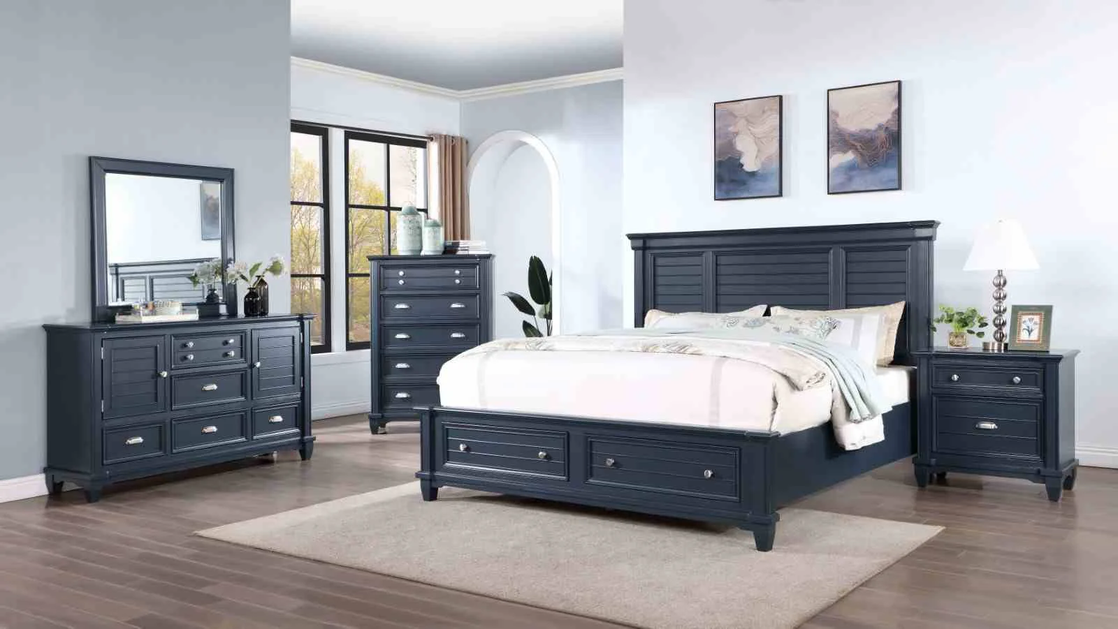 Manzanillo Dresser, Slate Blue - Image 2