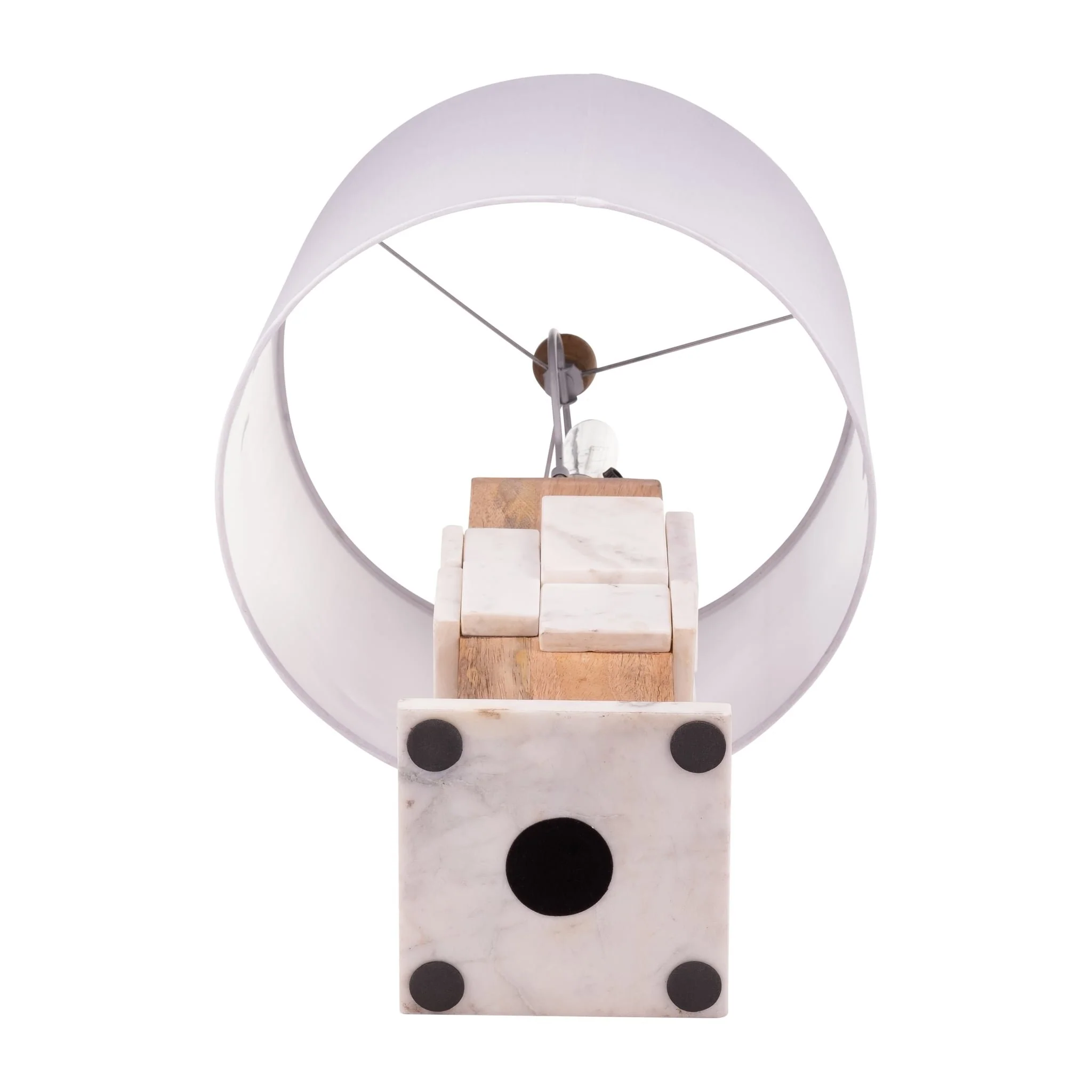 Marble, 18"h Table Lamp, White - Image 6
