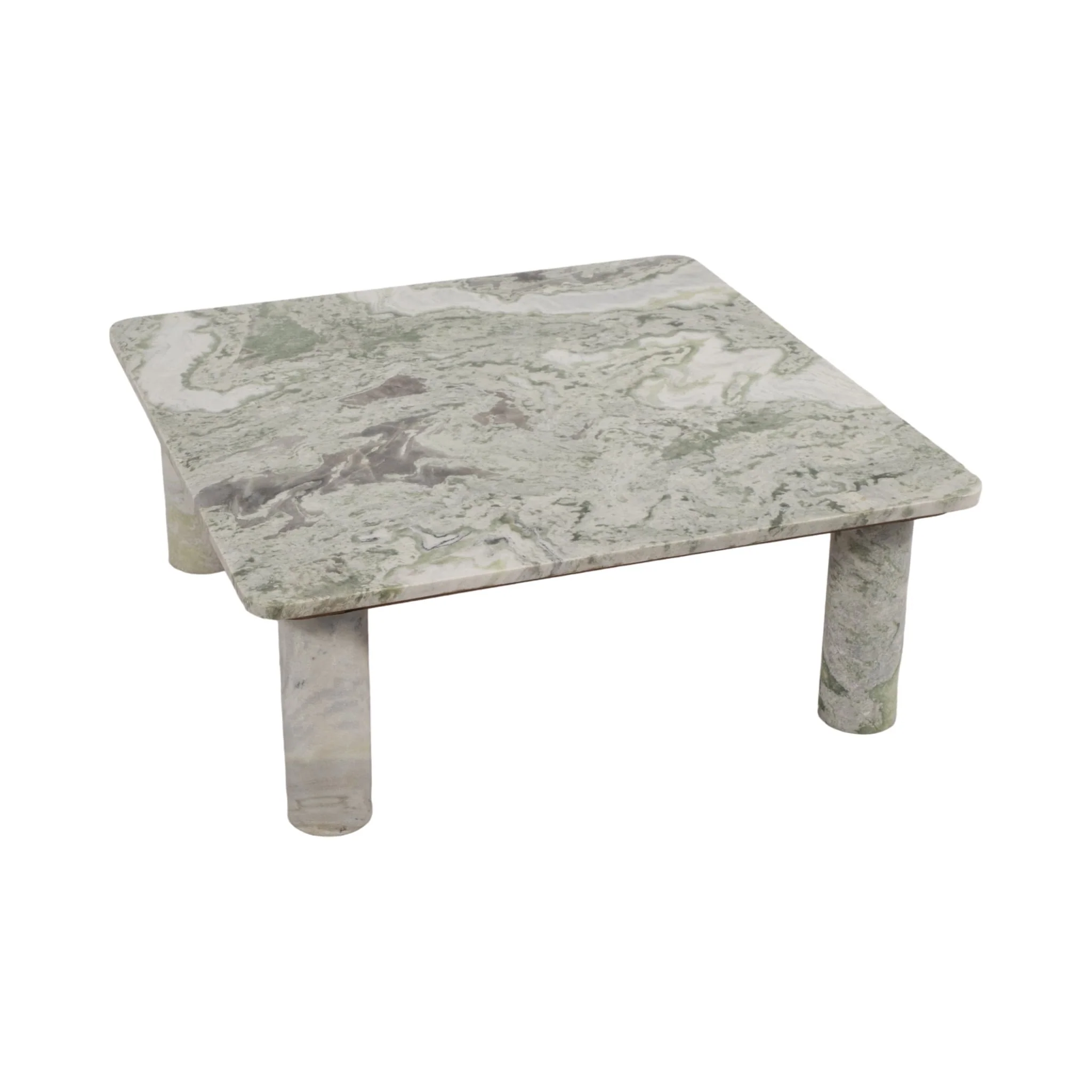Marble, 35" Coffee Table, Green Kd, 2boxes - Image 2