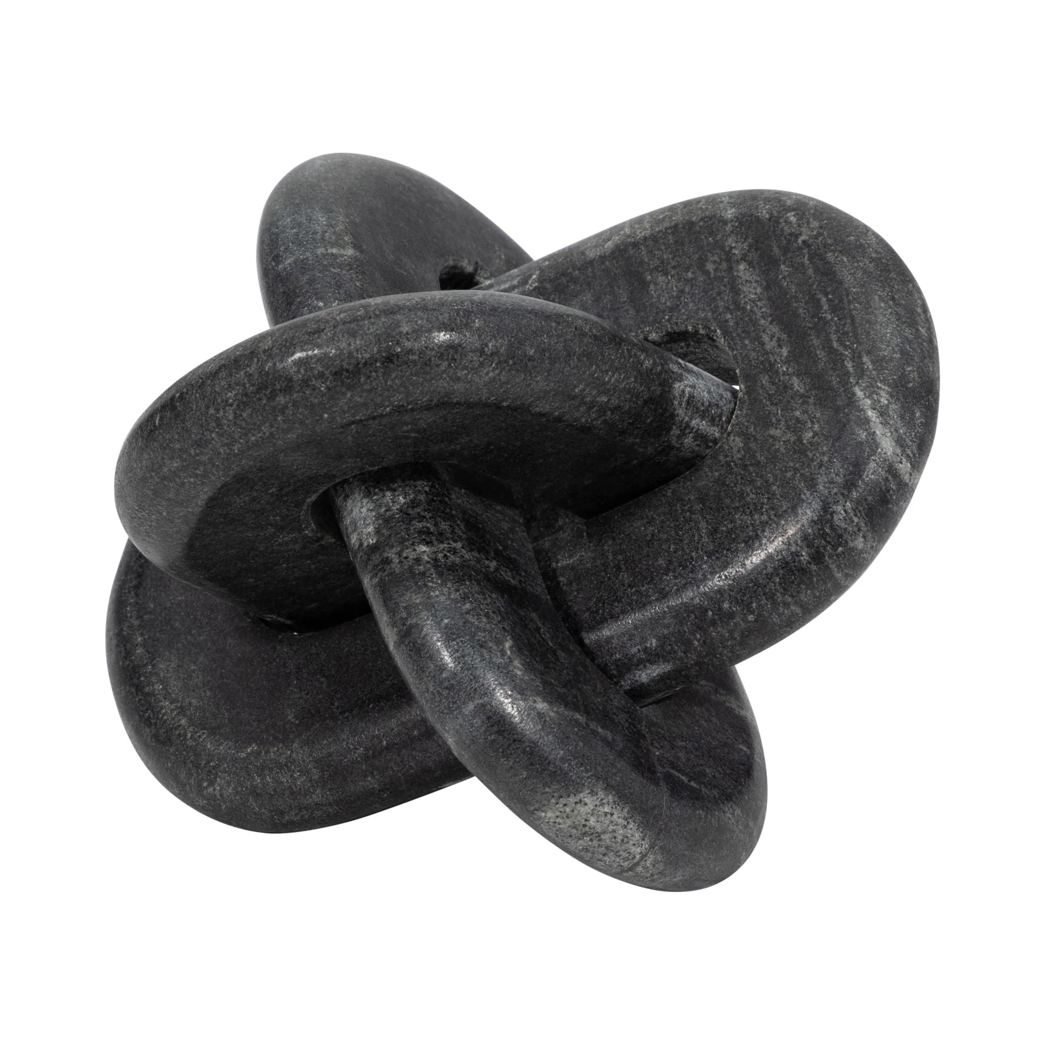 Marble, 6" Knot Decor, Grey - Image 2