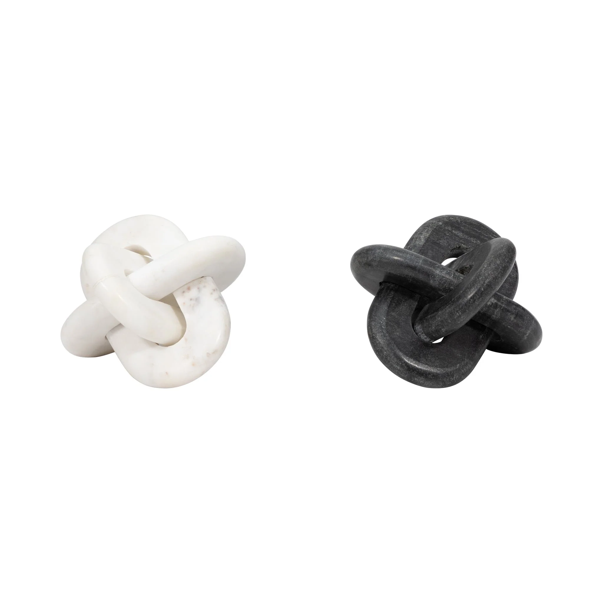 Marble, 6" Knot Decor, Grey - Image 6