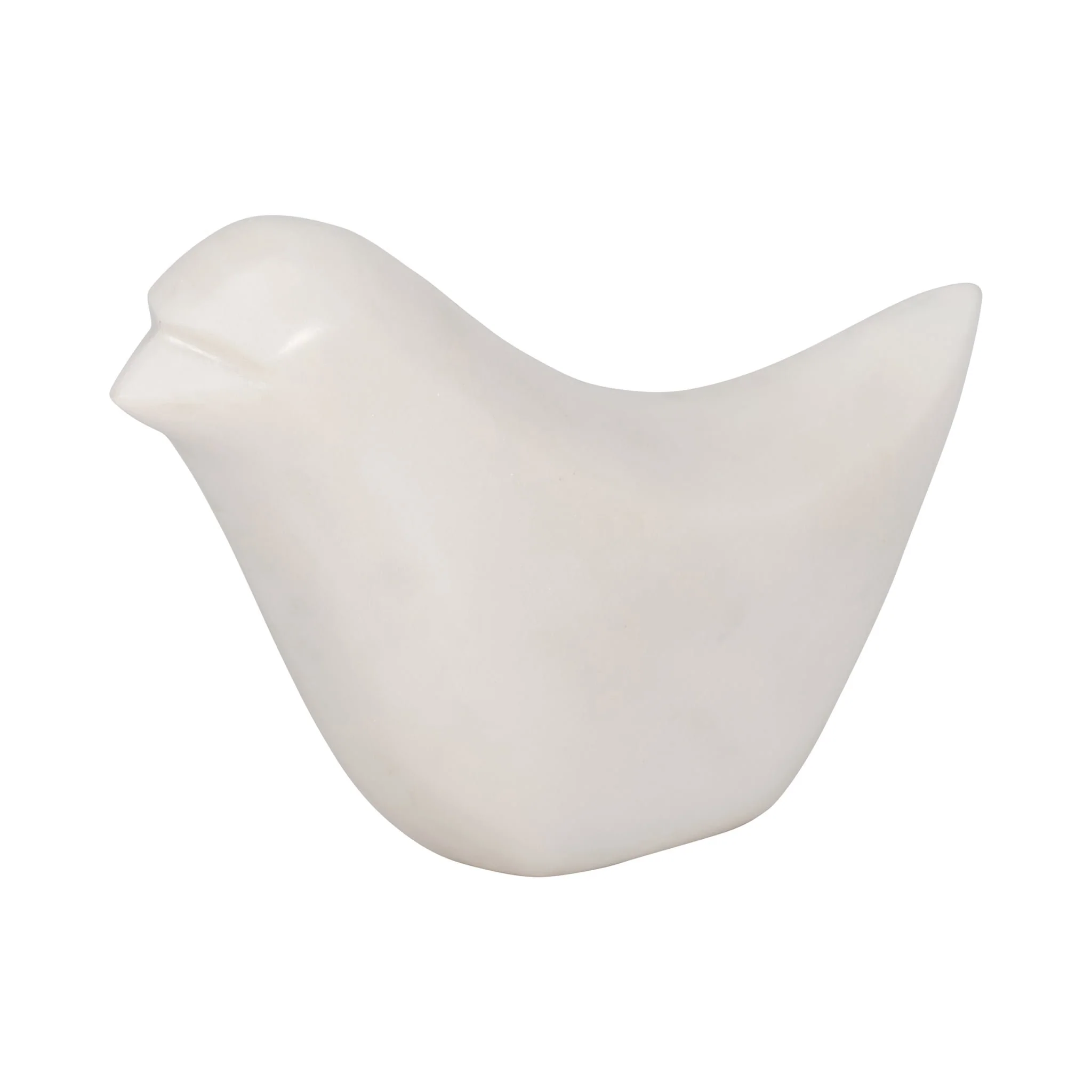 Marble, 7" Bird, White - Image 2
