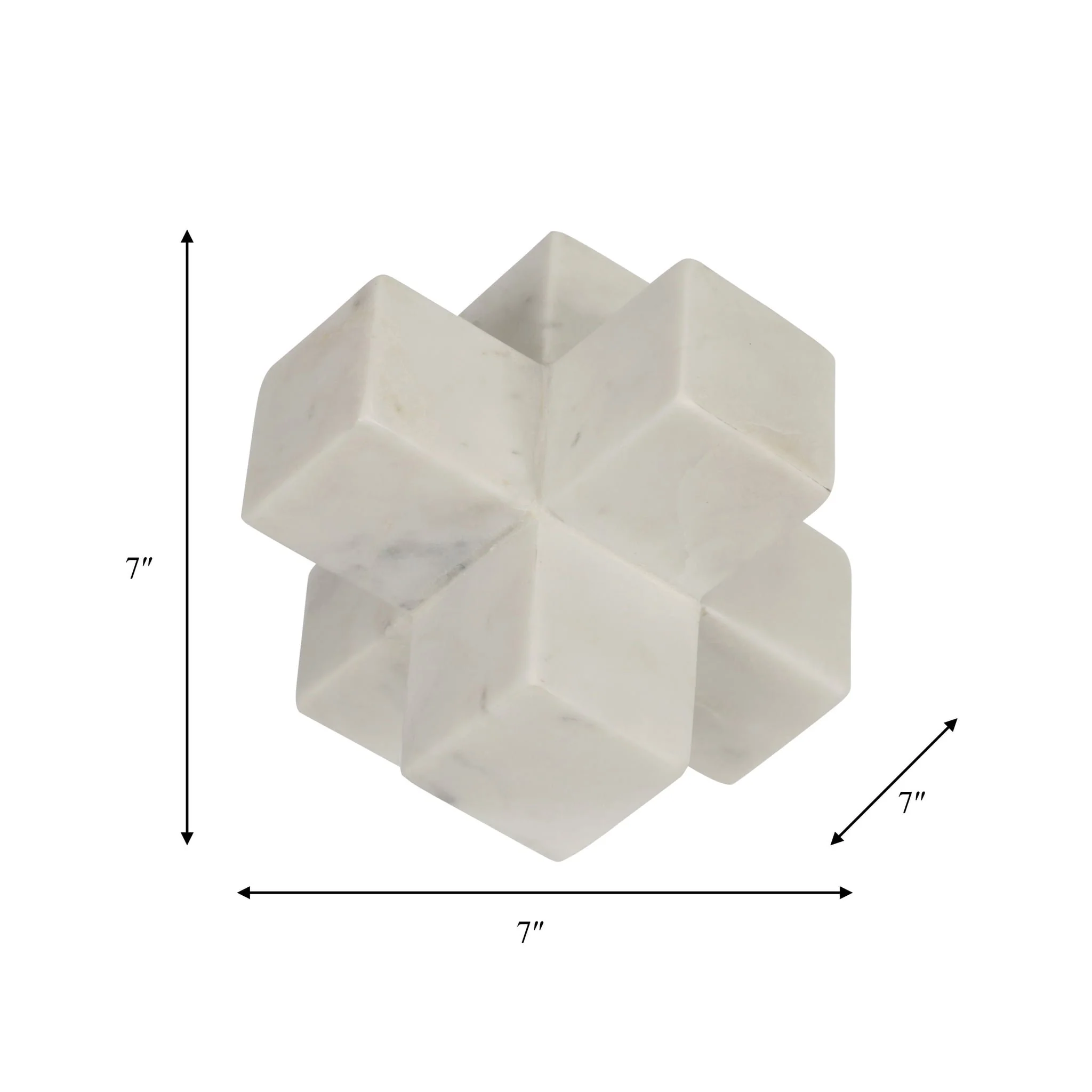 Marble 7" Jack Deco, White - Image 2