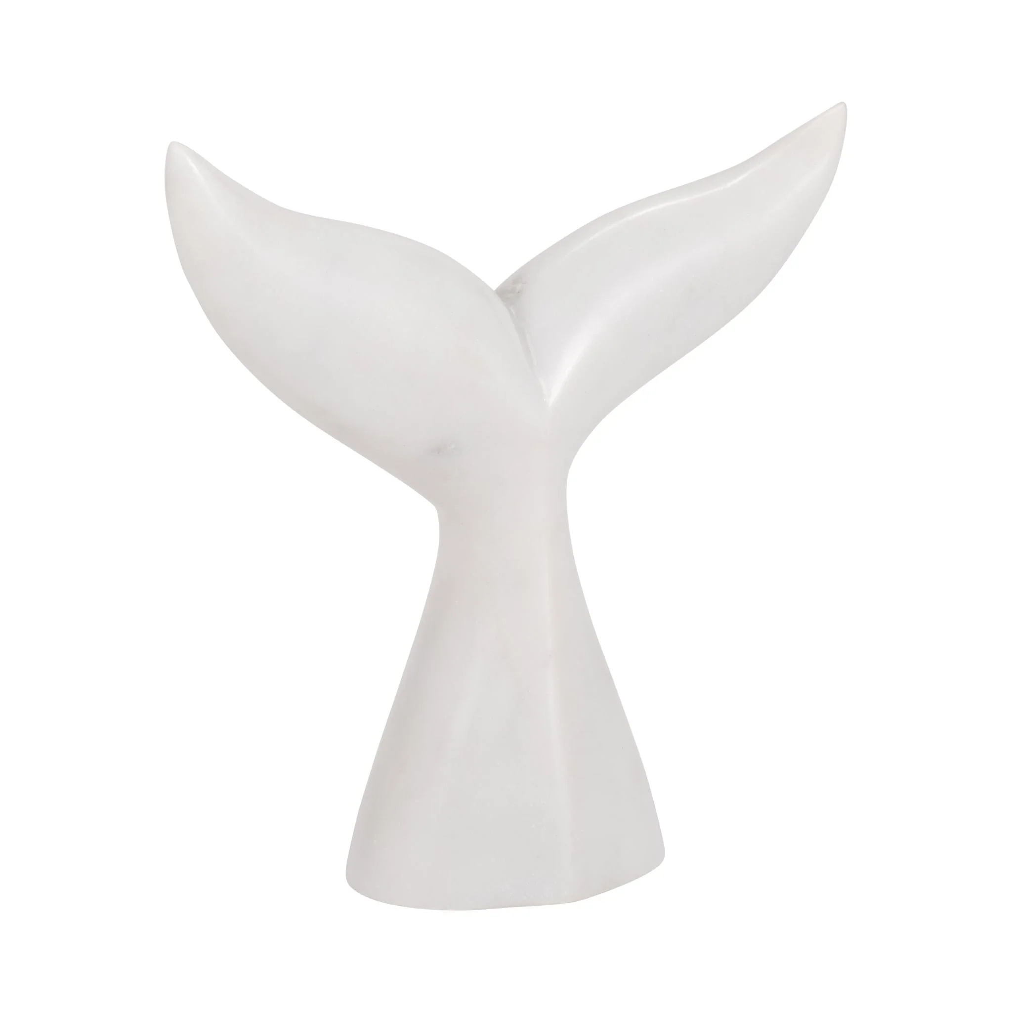 Marble, 7" Whale Tail, White - Image 2
