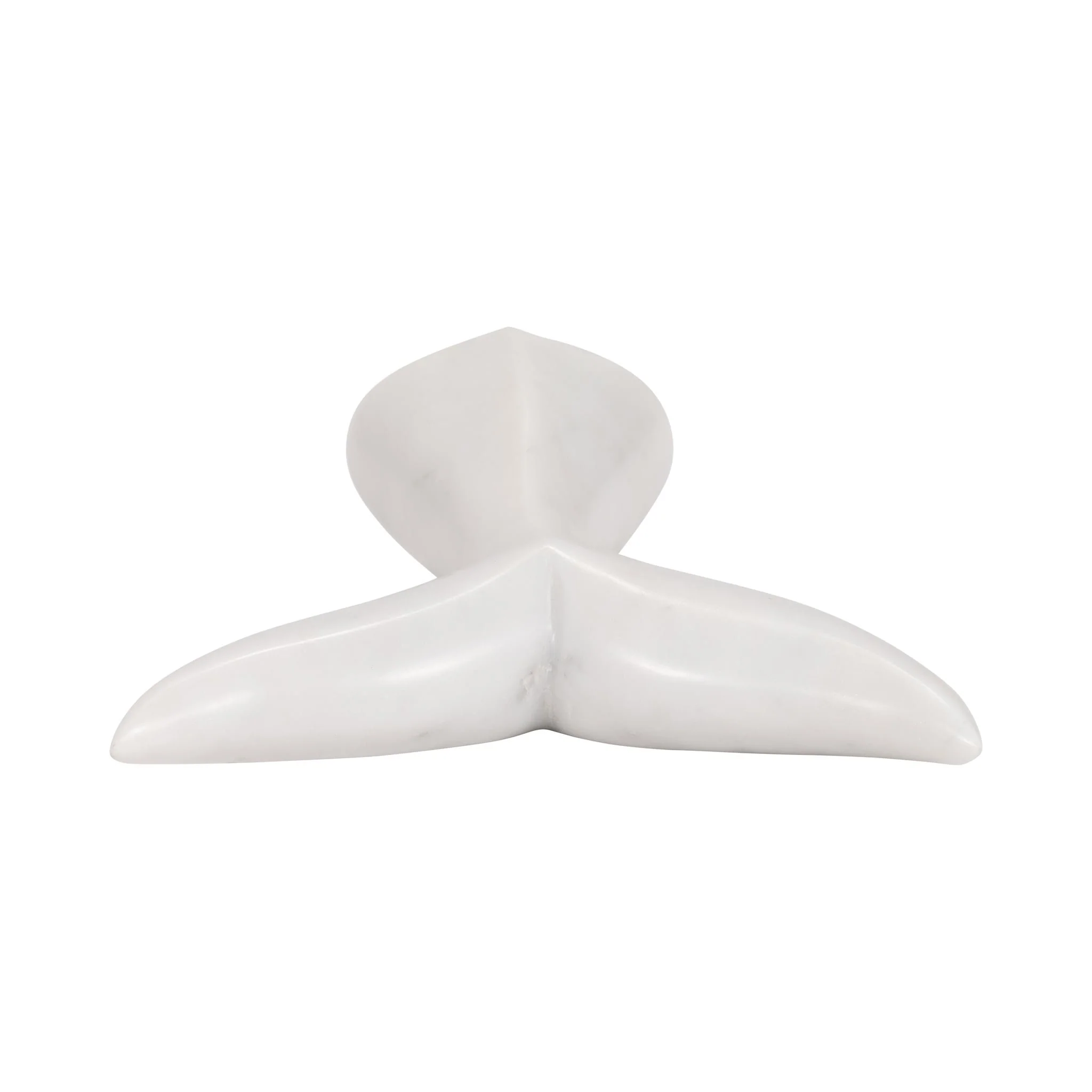 Marble, 7" Whale Tail, White - Image 6