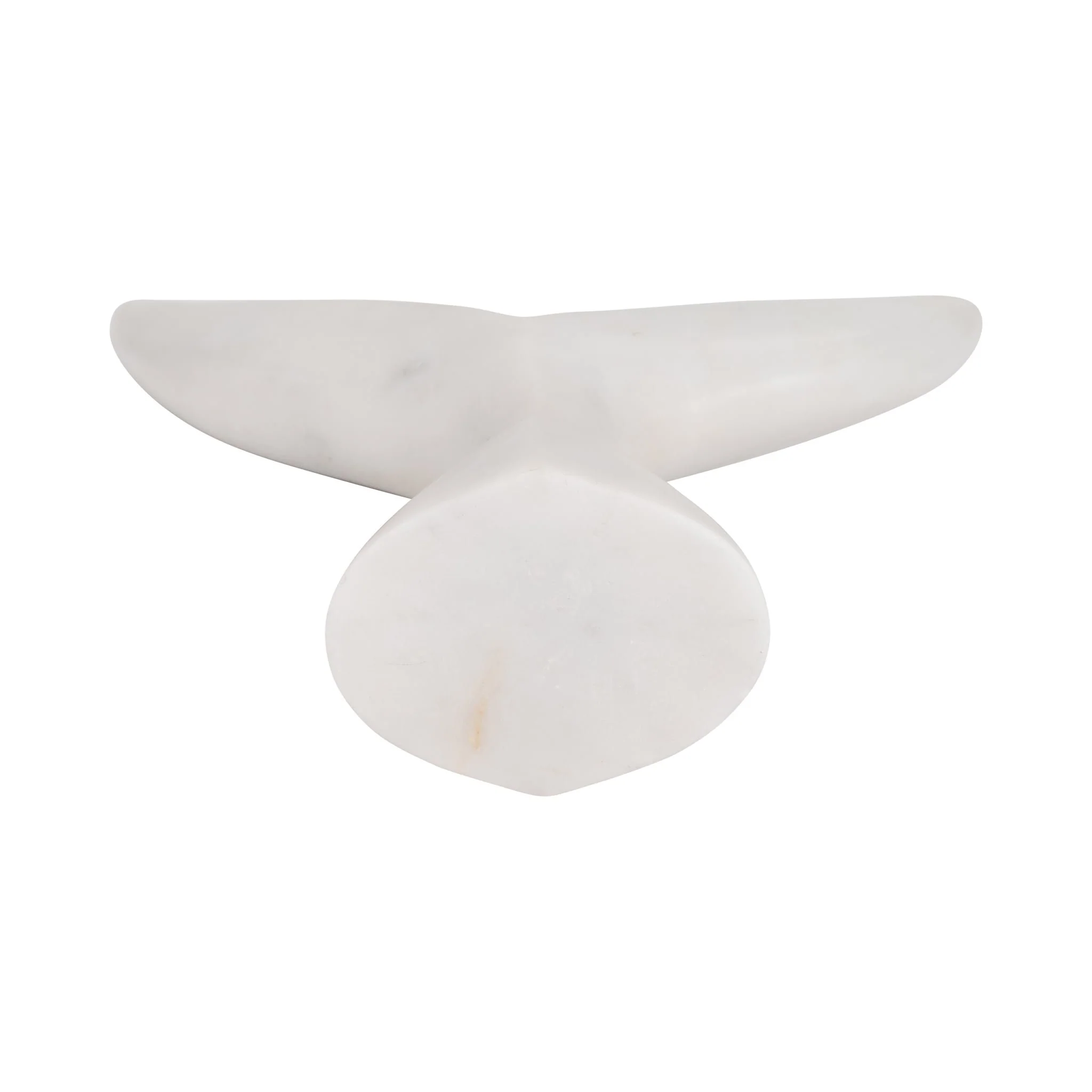 Marble, 7" Whale Tail, White - Image 7