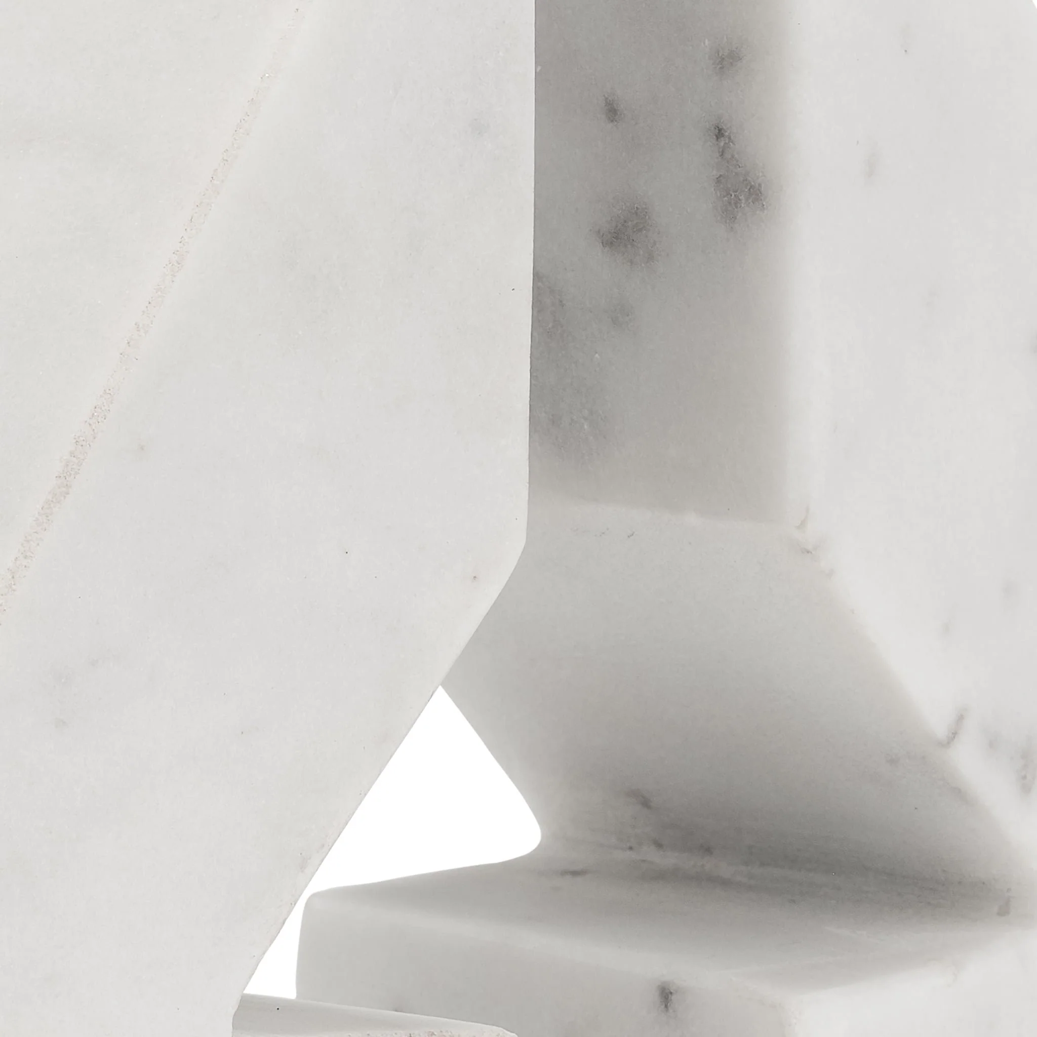 Marble, S/2 6"h Right Triangle Bookends, White - Image 5
