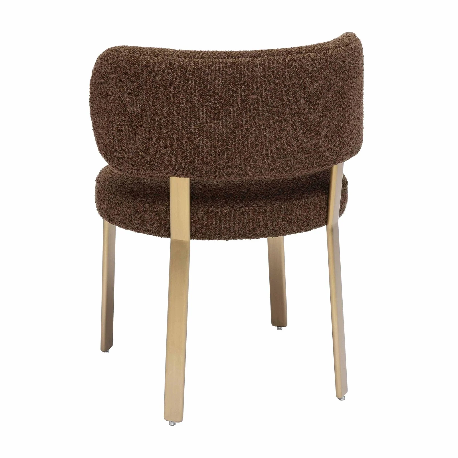 Margaret Chocolate Brown Performance Boucle Dining Chair - Image 5