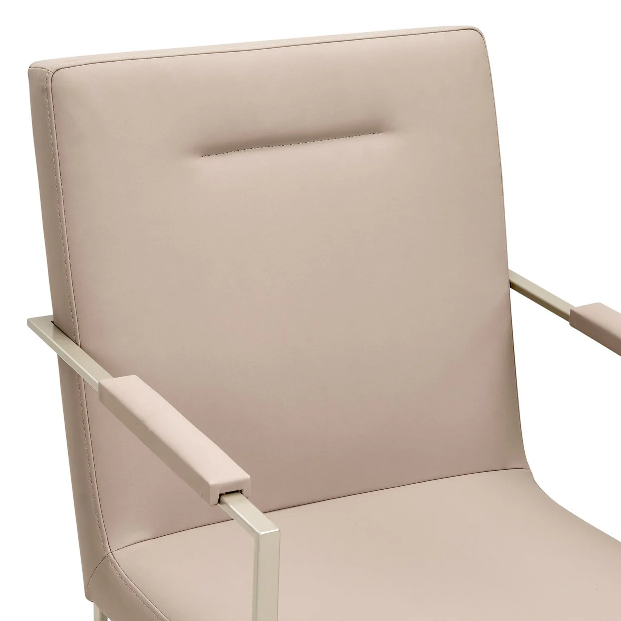 Marin Dining Arm Chair - Greige - Image 8