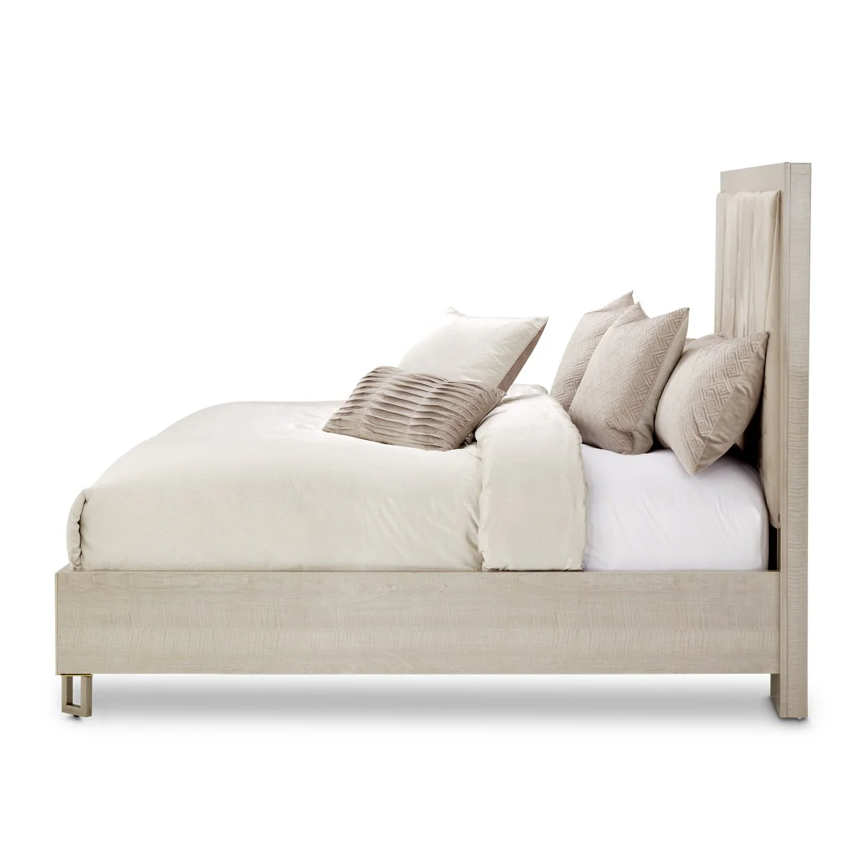 Marin Queen Panel Bed - Greige - Image 2