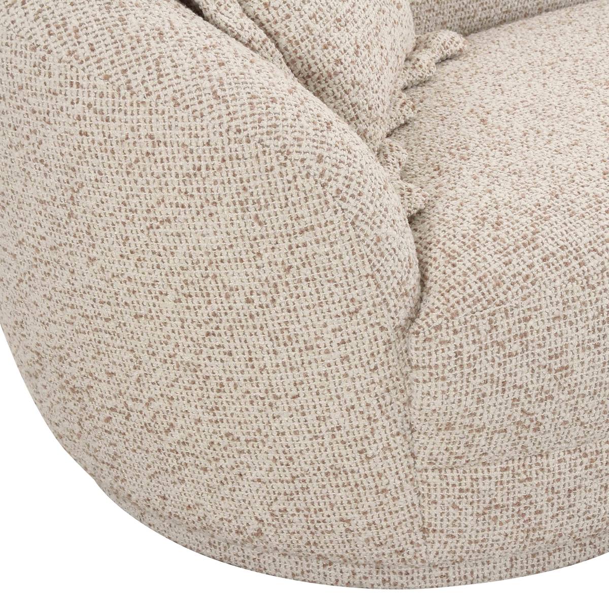 Marion Two-Tone Textured Boucle Loveseat - LAF - Image 5
