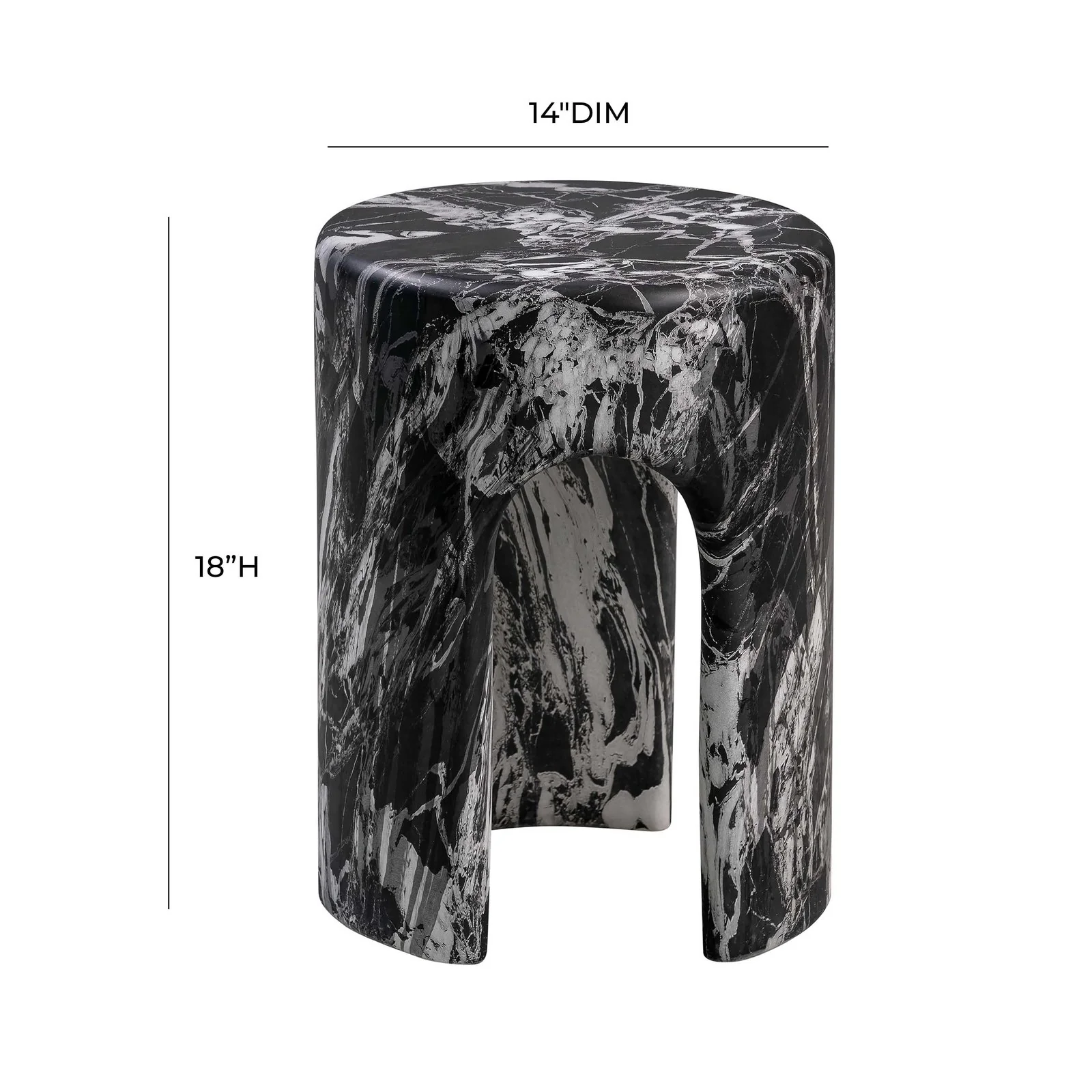 Marisol Concrete Side Table - Image 8
