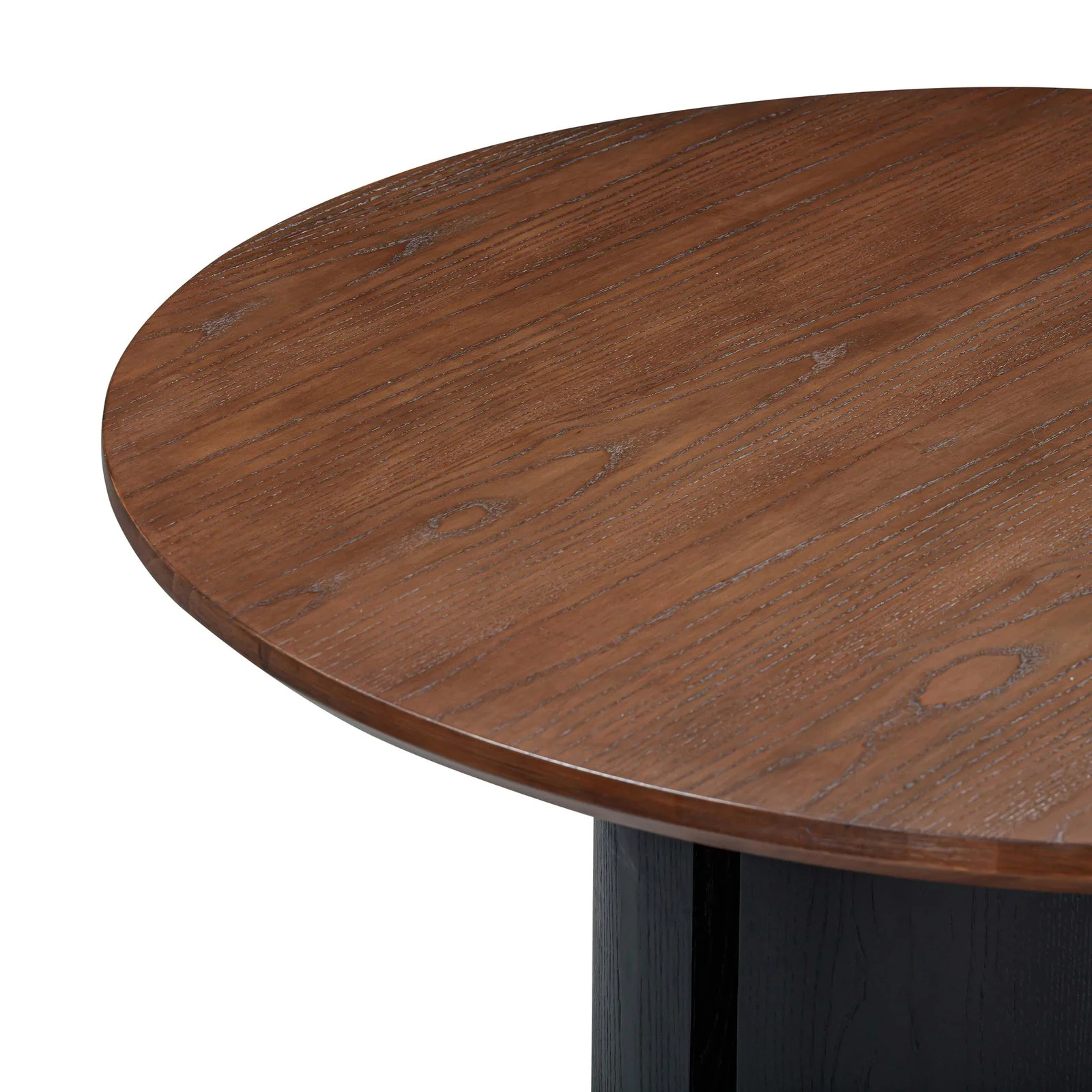 Marlow Black Wood Round Dining Table - Image 5