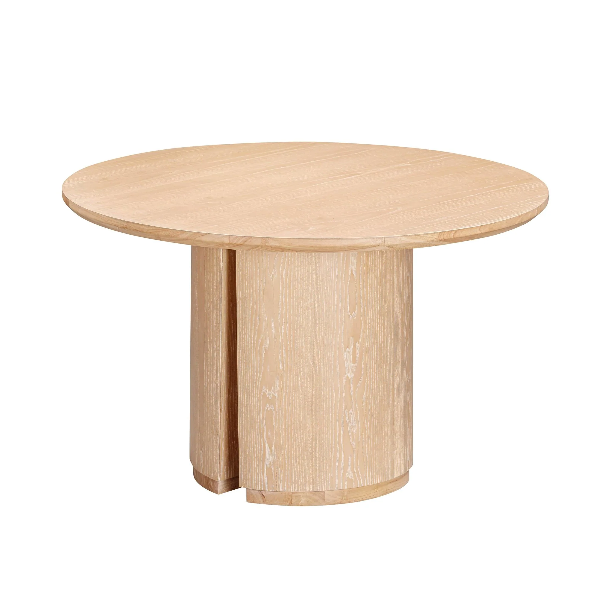 Marlow Natural Wood Round Dining Table - Image 3