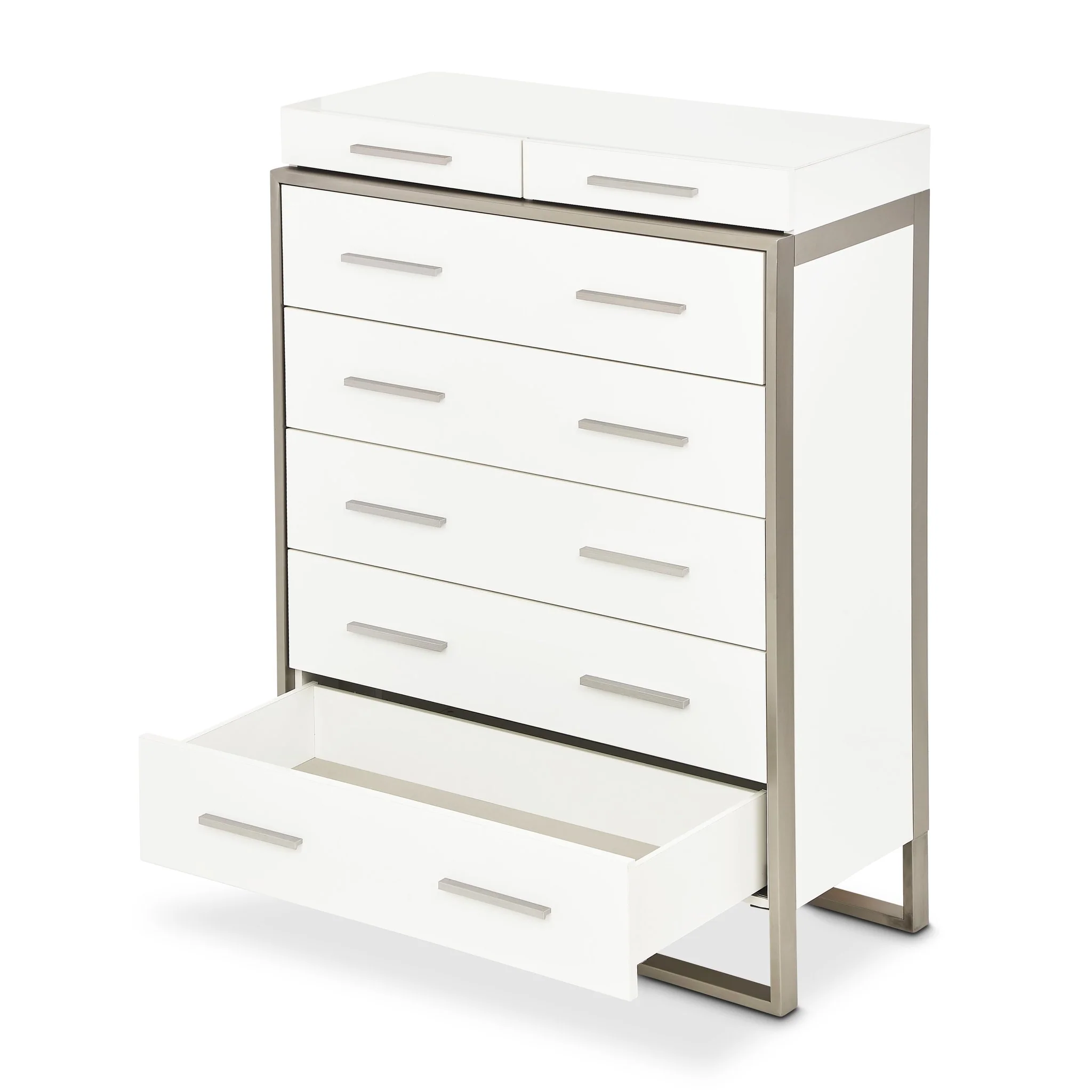 Marquee 7-Drawer Chest - Cloud White - Image 6