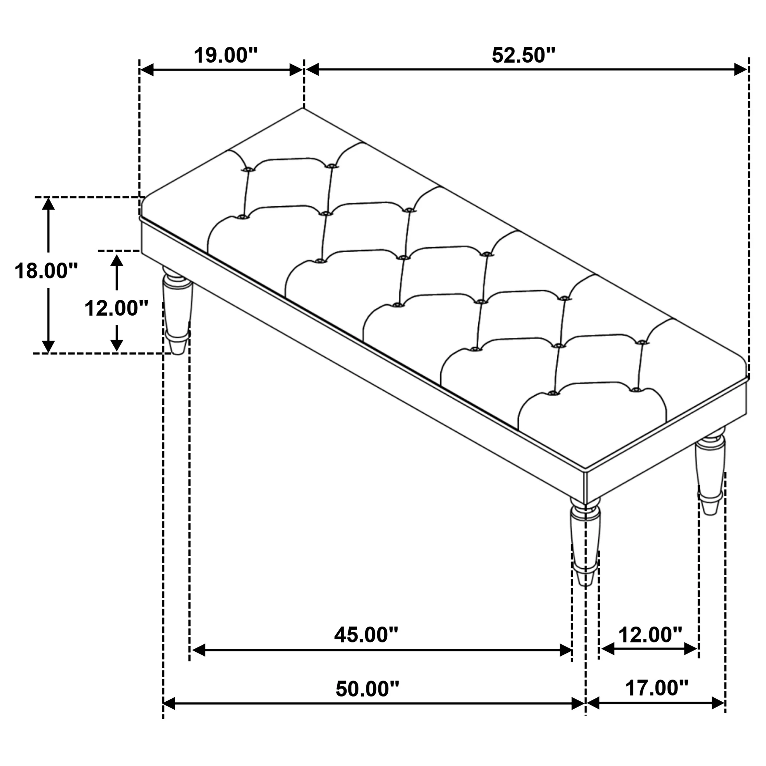 Marsha Accent Bench - Image 7