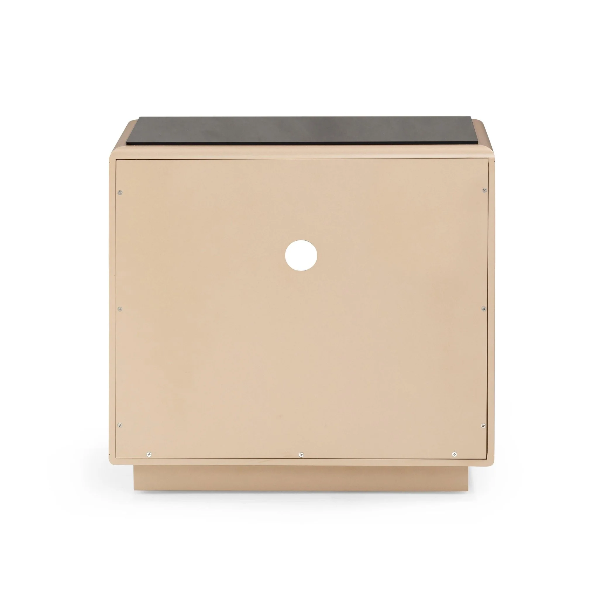 Martha Taupe Mirrored Nightstand - Image 5